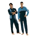 le jogger® Pyjama, (Packung, 4 tlg., 2 Stück), lange Form