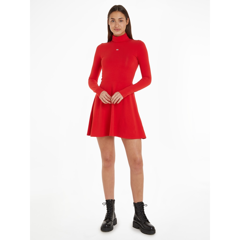 Tommy Jeans Blusenkleid »TJW LS FIT & FLARE DRESS«