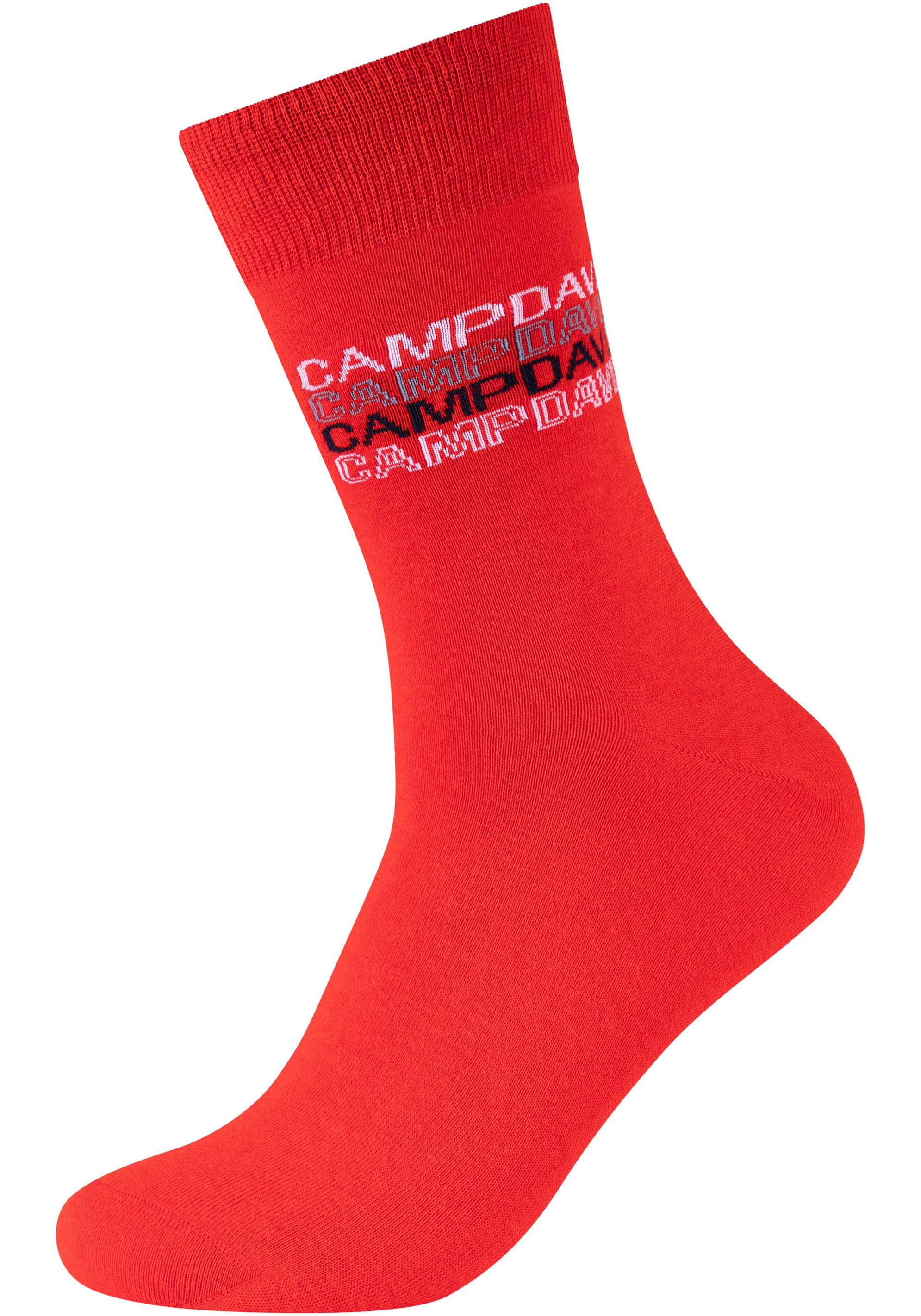 CAMP DAVID Socken »casual«, (4 Paar), mit Markenlogo