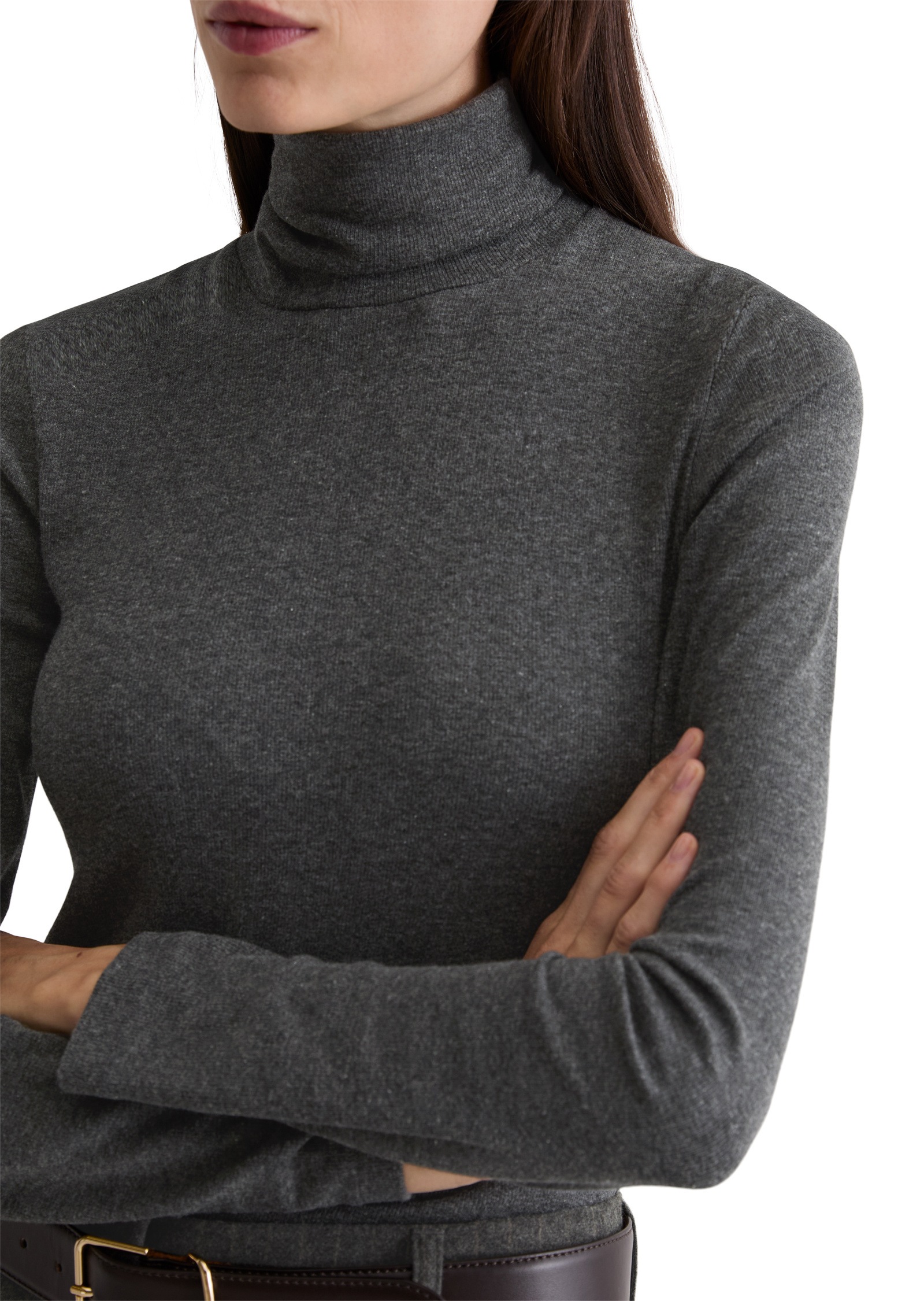 Marc O'Polo Langarmshirt »aus soft geripptem Jersey«