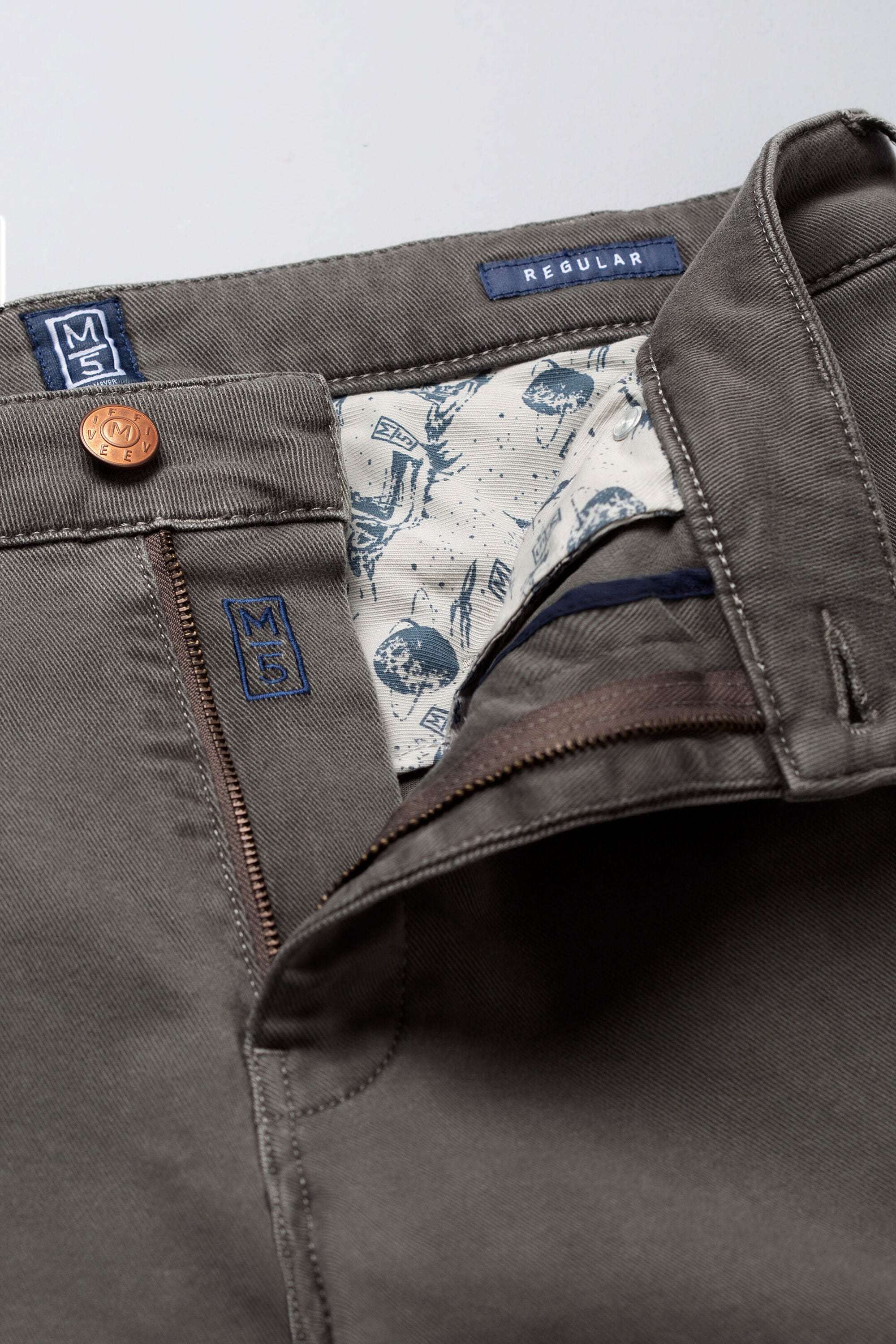 MEYER 5-Pocket-Jeans »Five-Pocket-Hose« M5 Regular im unifarbenem Design