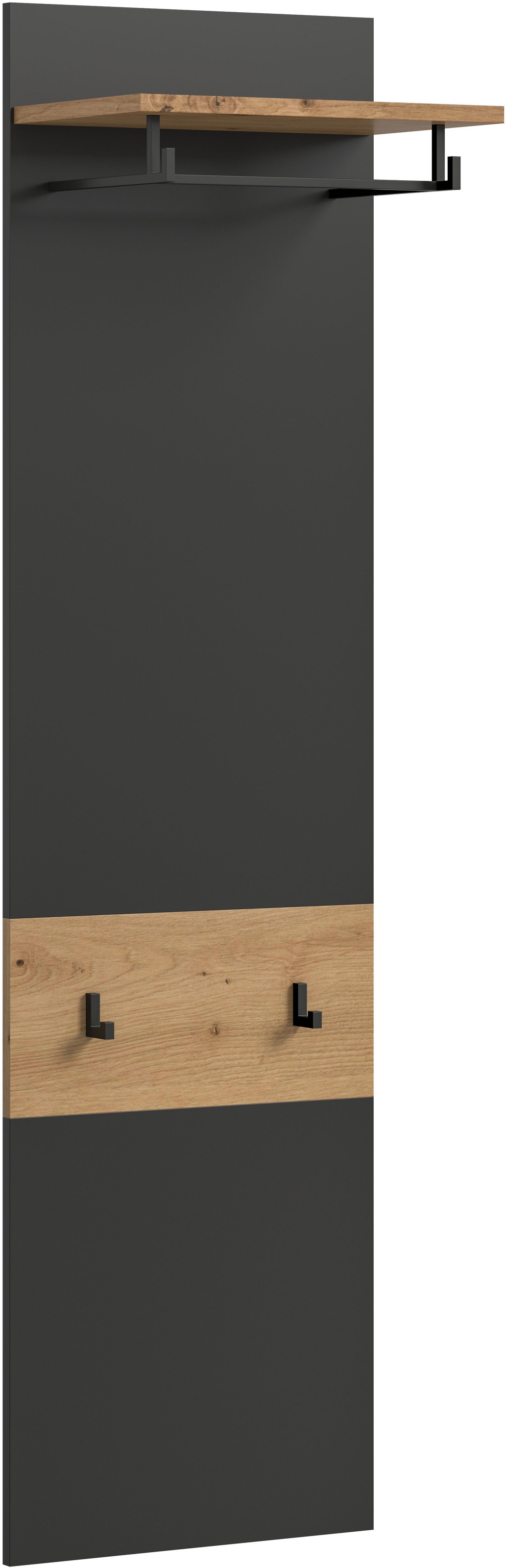 Thumbnail - INOSIGN Garderobenpaneel "REHAT, TOPSELLER, Höhe 165 cm, Hutablage, 2 Haken, Garderobenstange" in verschiedenen Farben e...