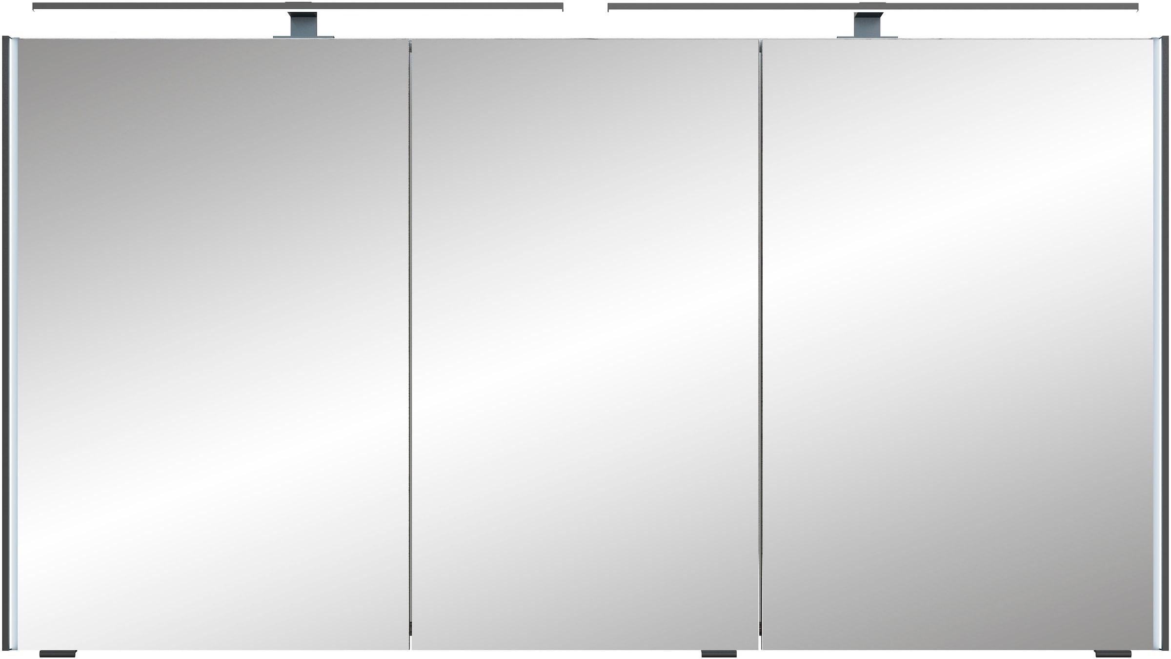 Saphir Spiegelschrank »Serie 7045 Badezimmer-Spiegelschrank inkl. LED-Beleuchtung, 3 Türen«, Badschrank 133,2 cm breit, inkl. LEDplus Schalter und Türdämpfer