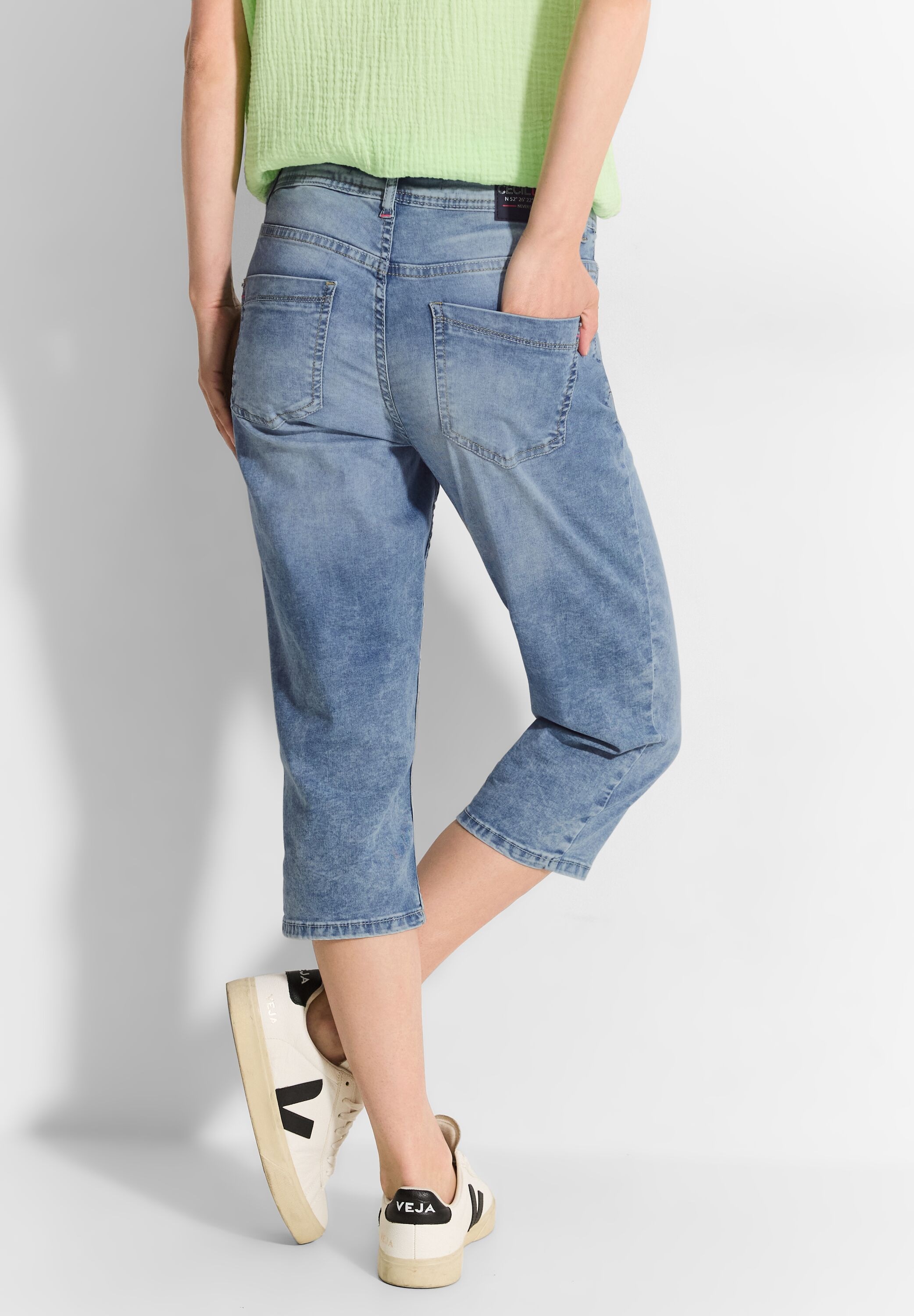 Slim-fit-Jeans, High Waist