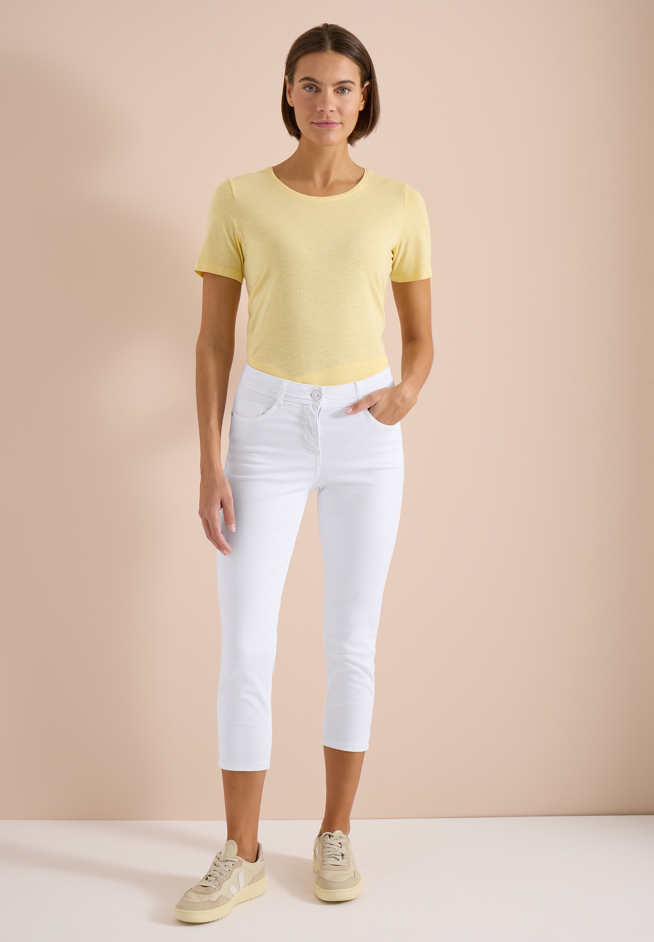 Cecil Slim-fit-Jeans in 3/4-Länge