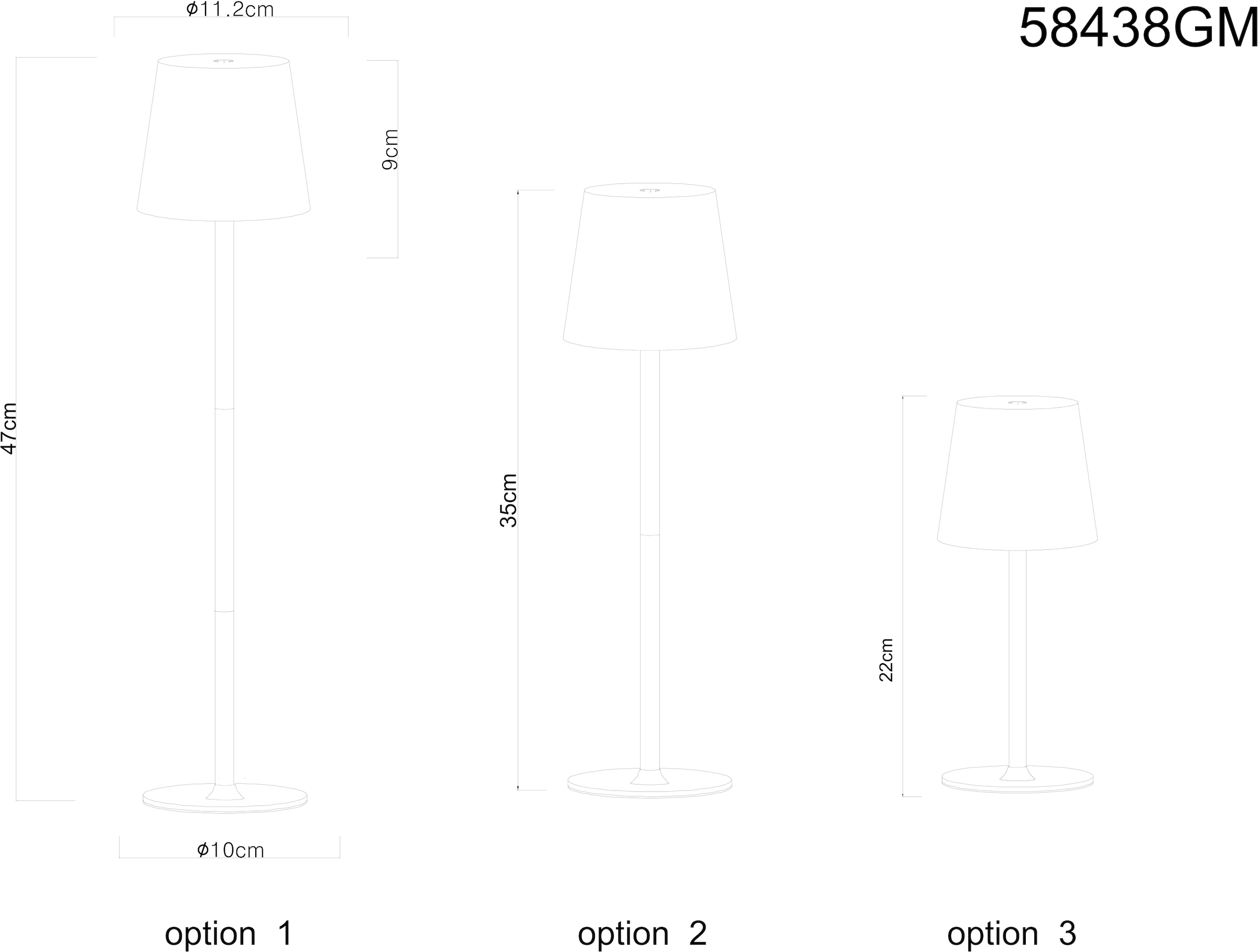 GLOBO LIGHTING Tischleuchte »VANNIE« LED-Modul 1 Stk. Warmweiß Tischlampe Nachttischlampe Deko-Tischleuchte Schlafzimmer