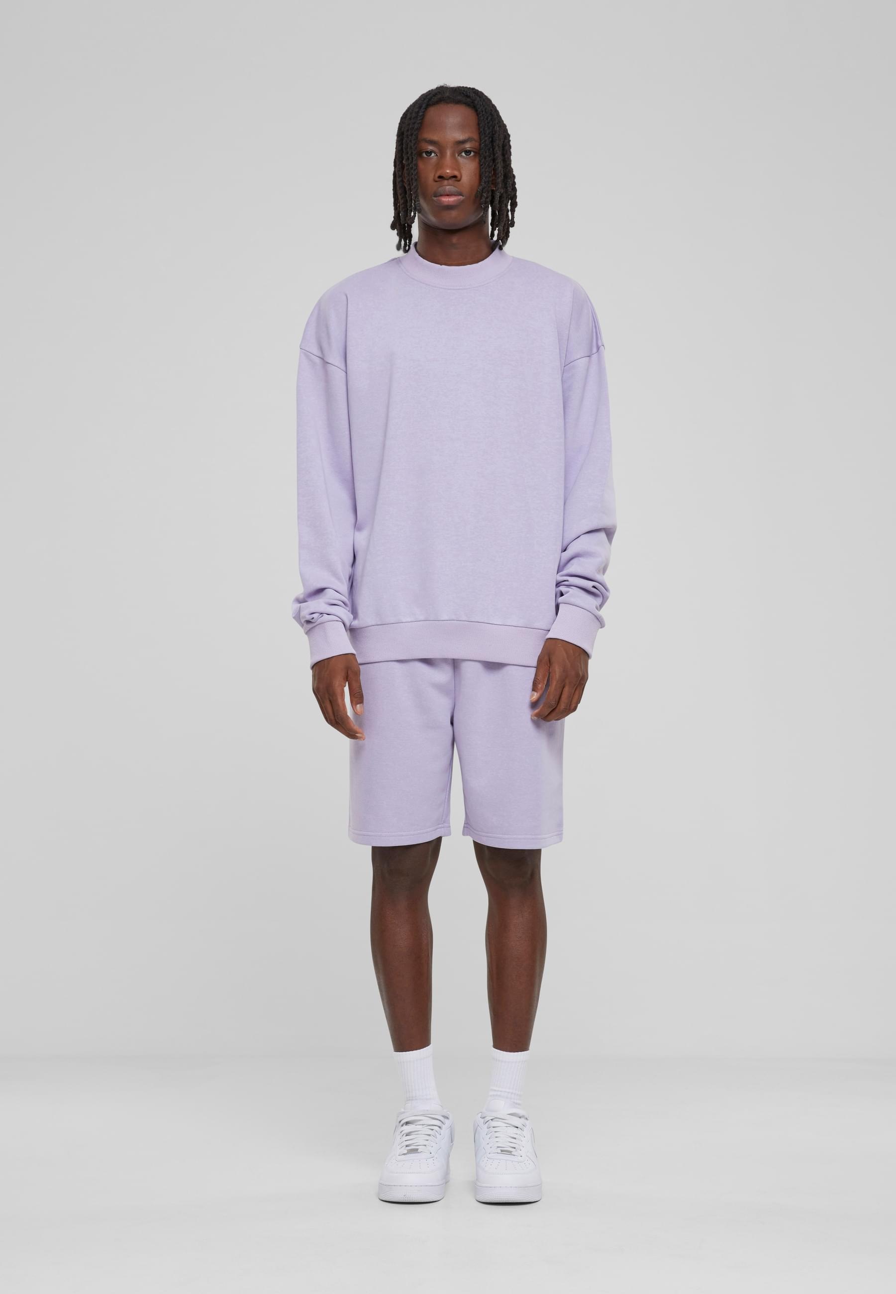 URBAN CLASSICS Rundhalspullover »Urban Classics Light Terry Crew«, (1 tlg.)