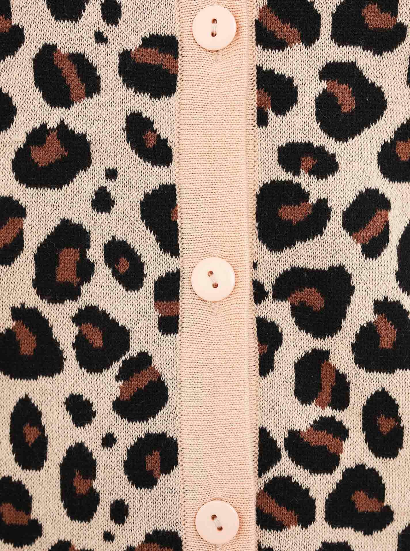 Zwillingsherz Strickjacke ""Gestrickter-Leo"", mit Knöpfen, mit Leomuster a günstig online kaufen