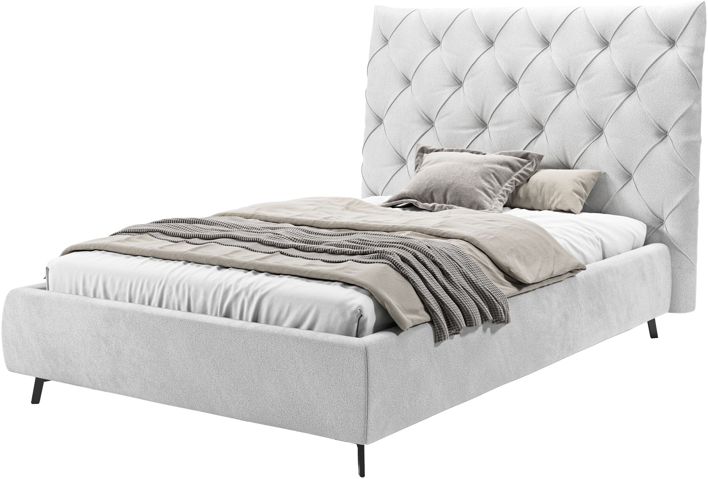 Home affaire Polsterbett "Maxime, in 4 Breiten bis 200cm, auch in Leder" Ko günstig online kaufen