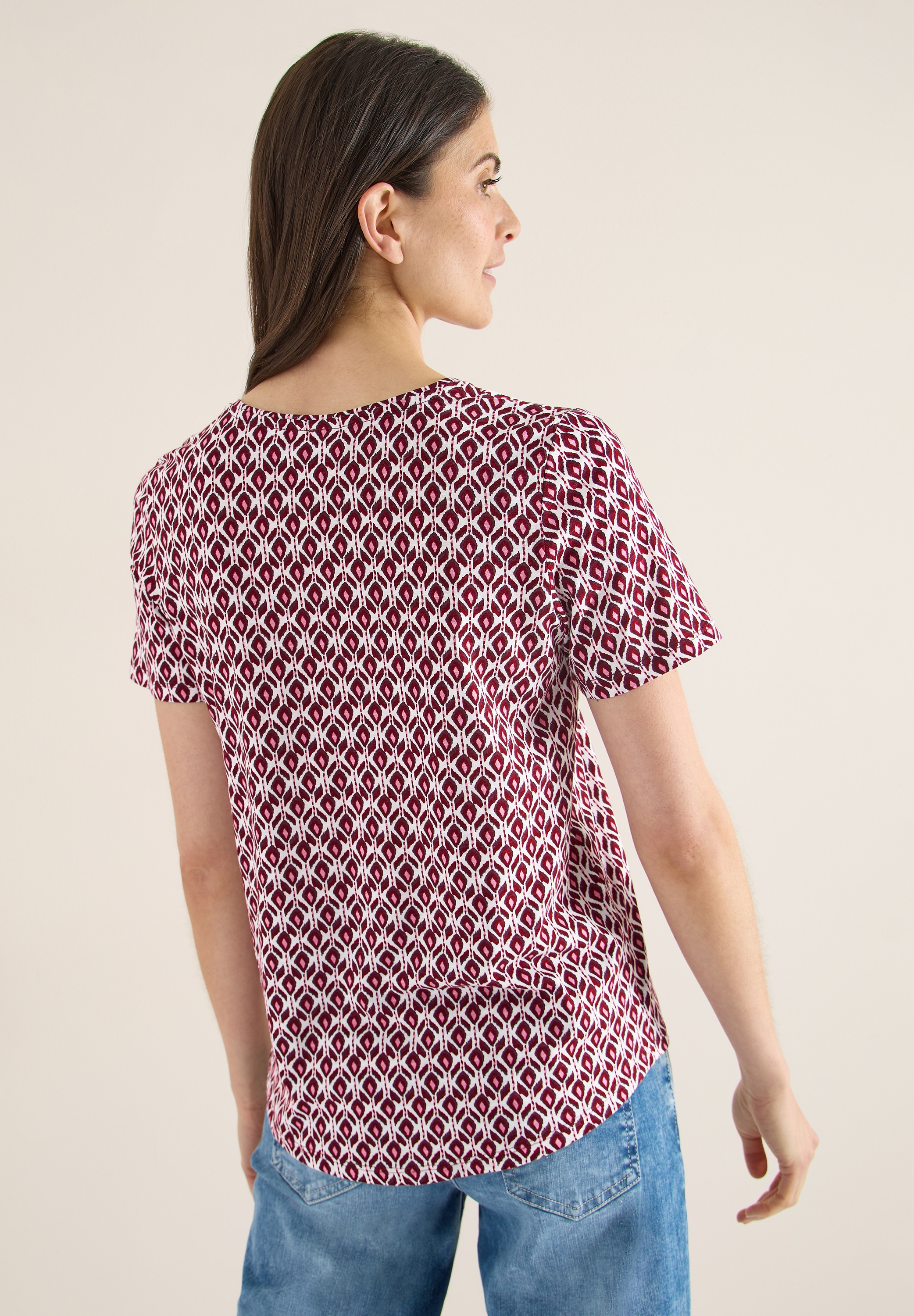 Cecil T-Shirt mit Minimal Muster