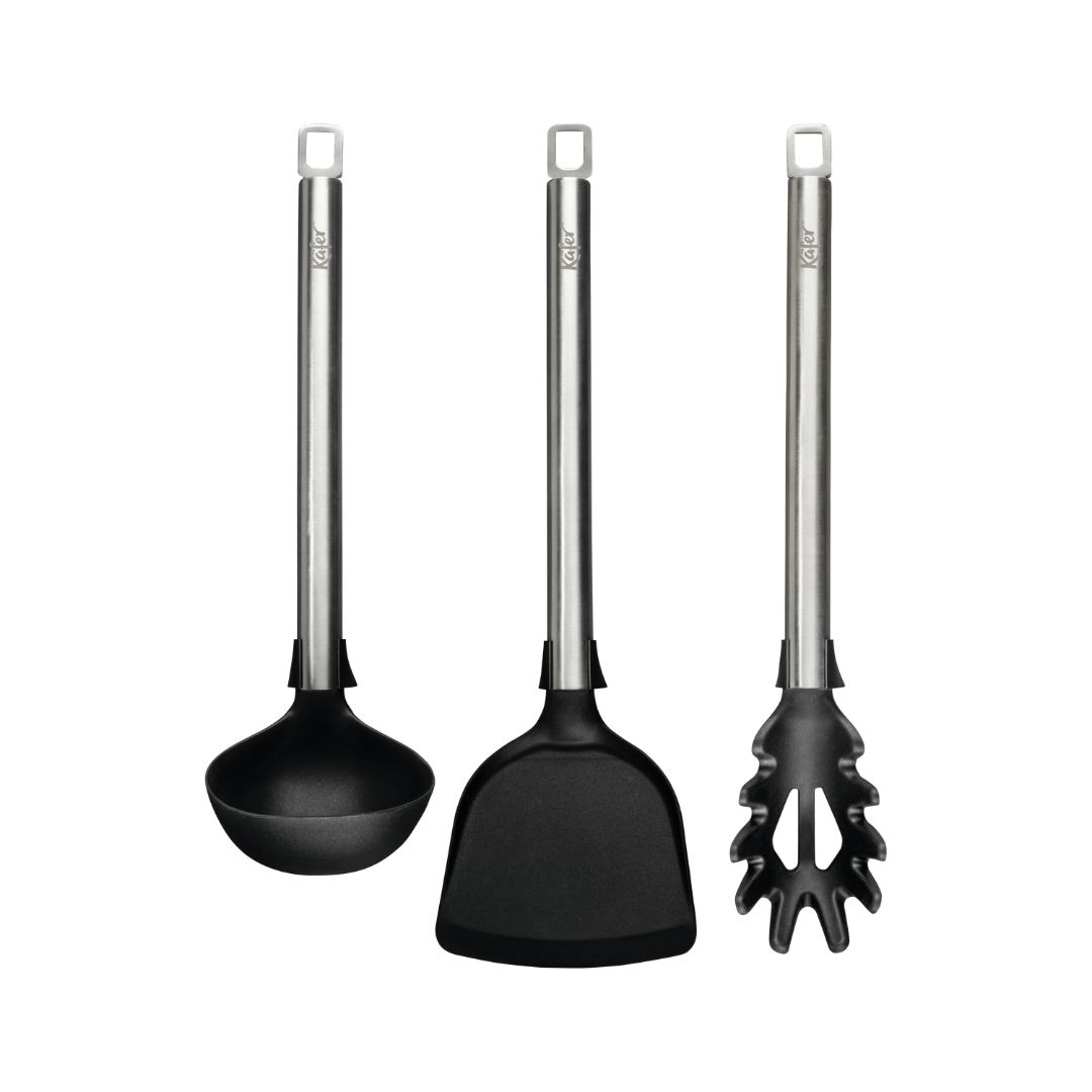 Käfer Kochbesteck-Set "Käfer Edelstahl Küchenhelfer" 3-tlg. Set aus Edelsta günstig online kaufen