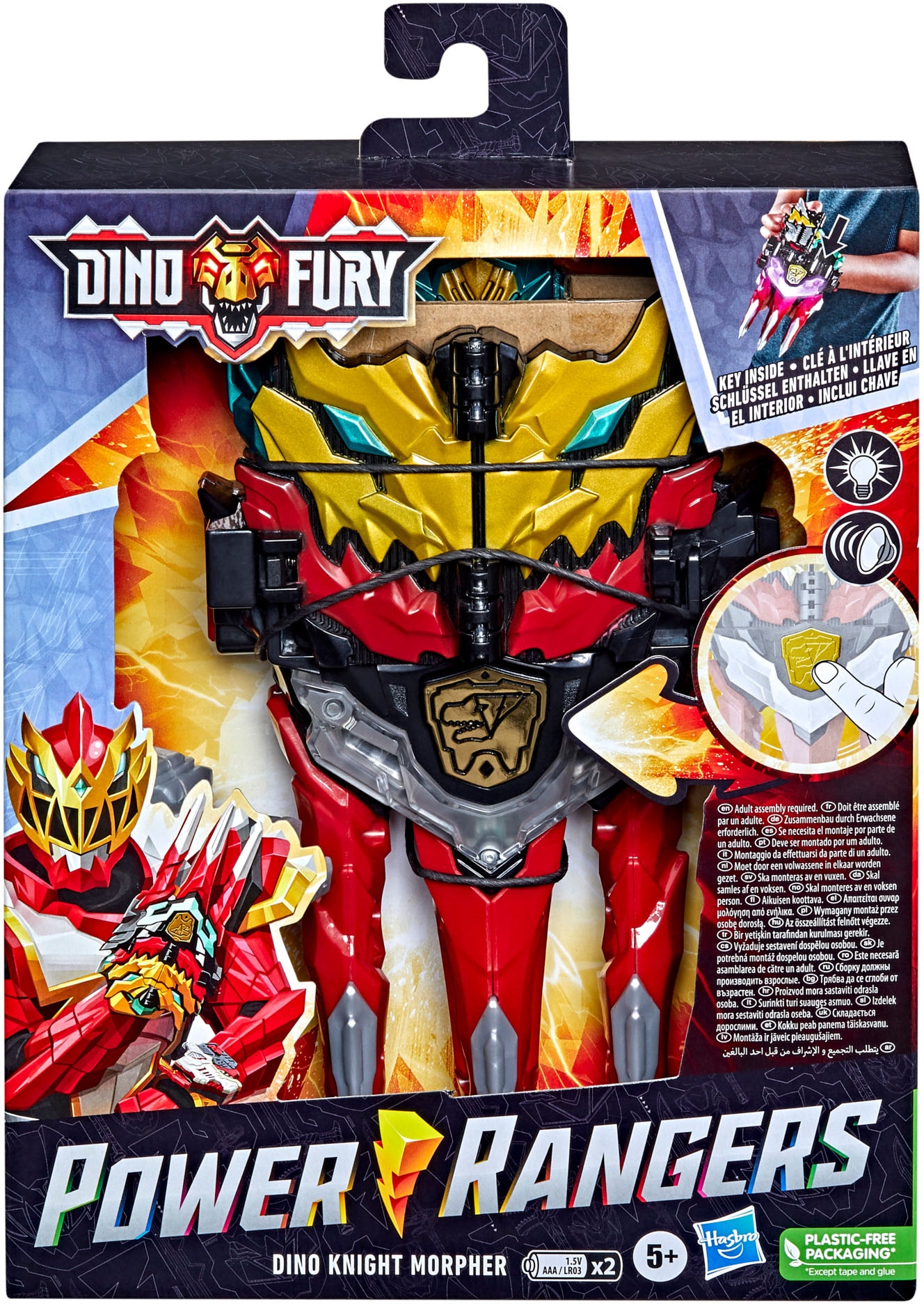 Hasbro Blaster »Power Rangers Dino Fury, Knight Morpher«, mit Licht und Sound