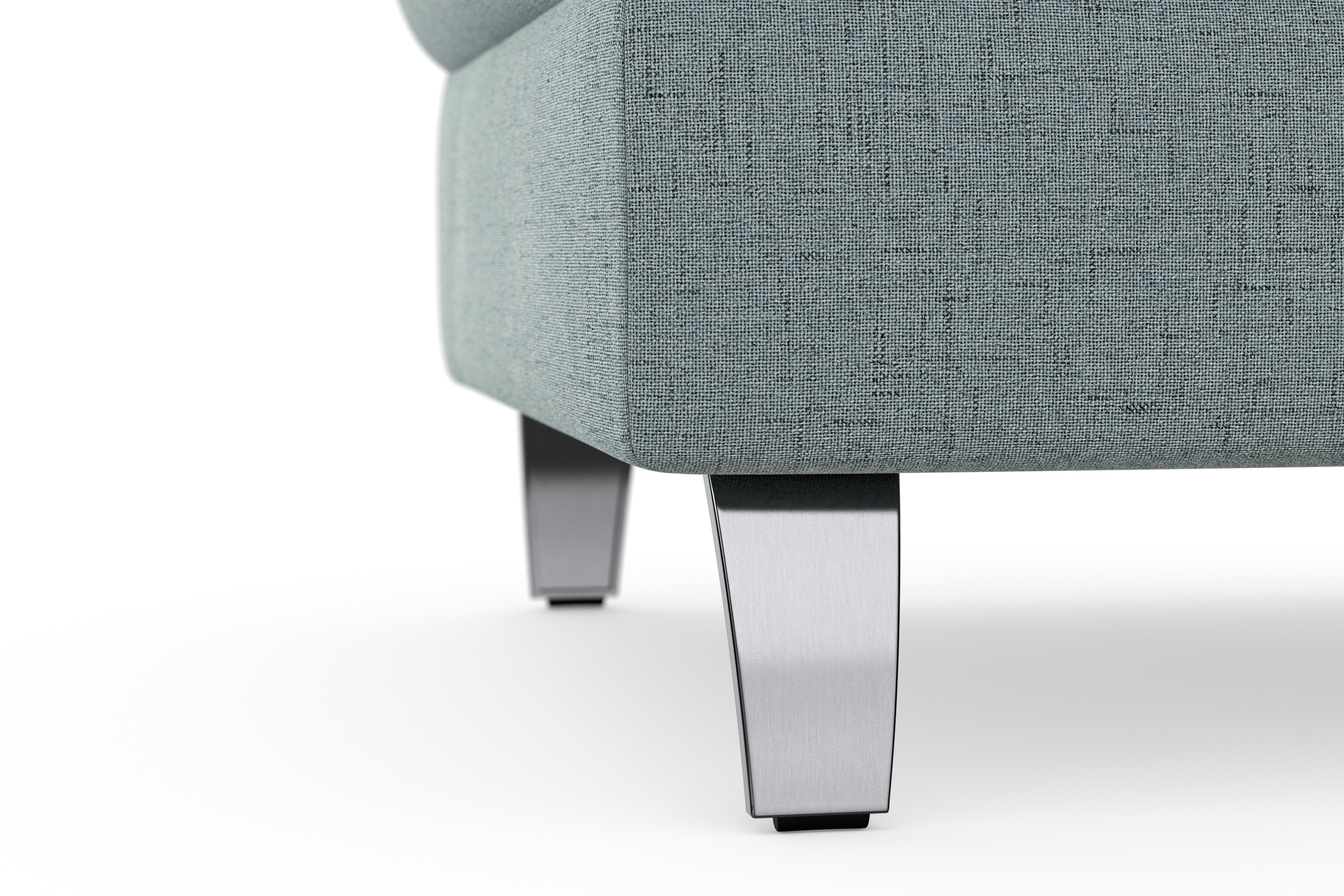 sit&more Stauraumhocker »Grenoble«, mit Stauraum und satinierten Füßen