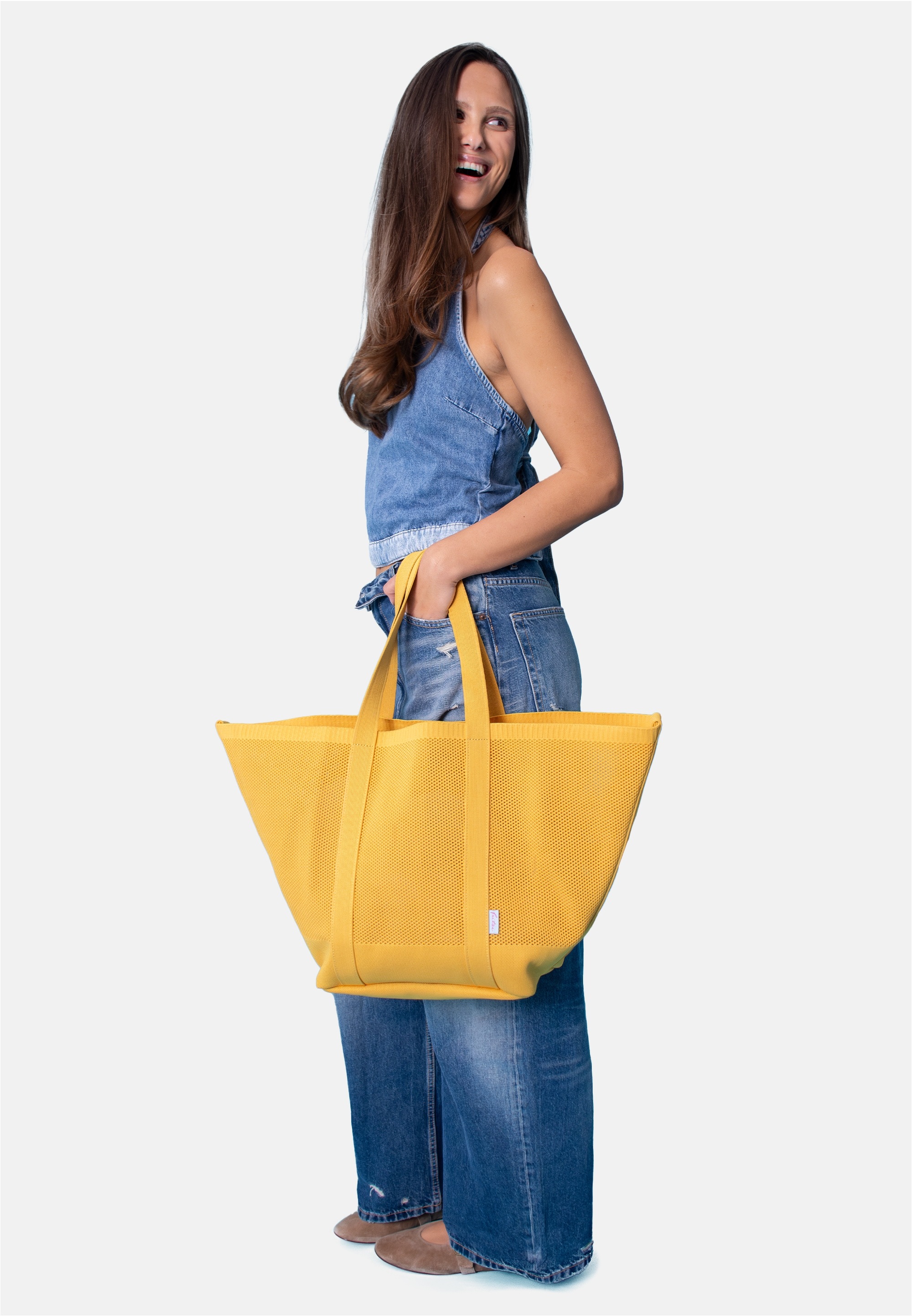 Fritzi aus Preußen Henkeltasche »Meshy Shopper« mit variierbarer Form