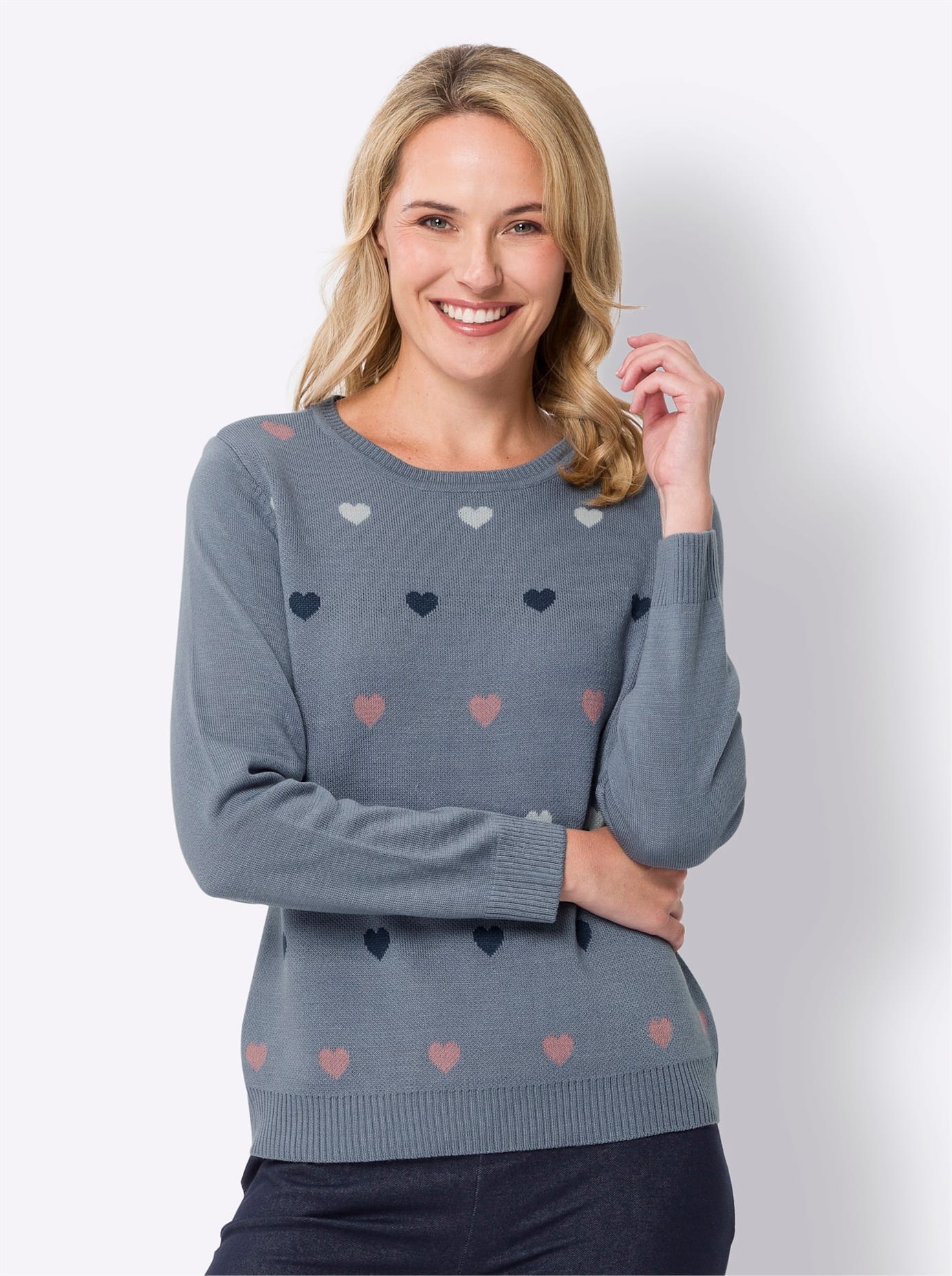 Classic Basics Strickpullover "Rundhals-Pullover" günstig online kaufen