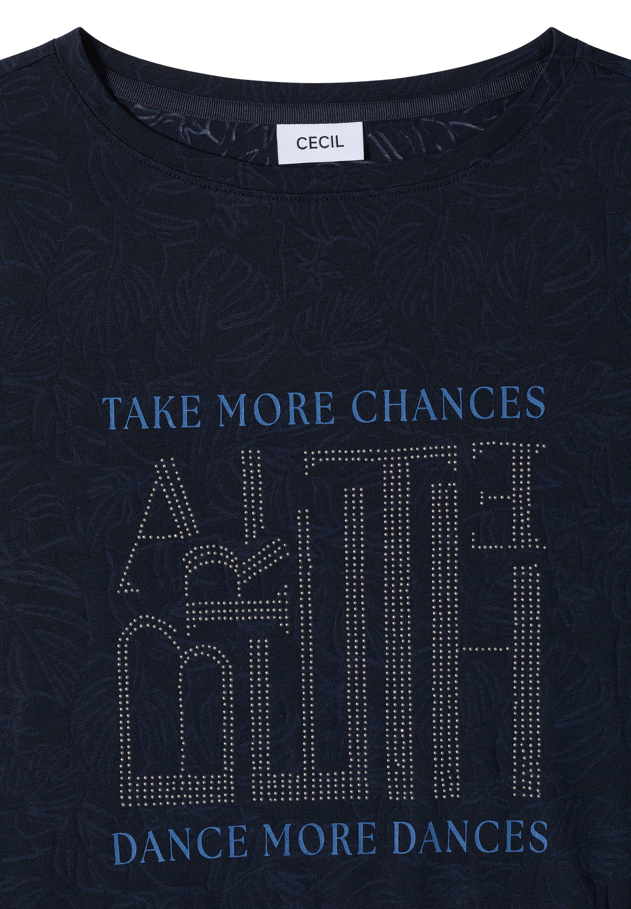 Cecil T-Shirt mit Wording-Print