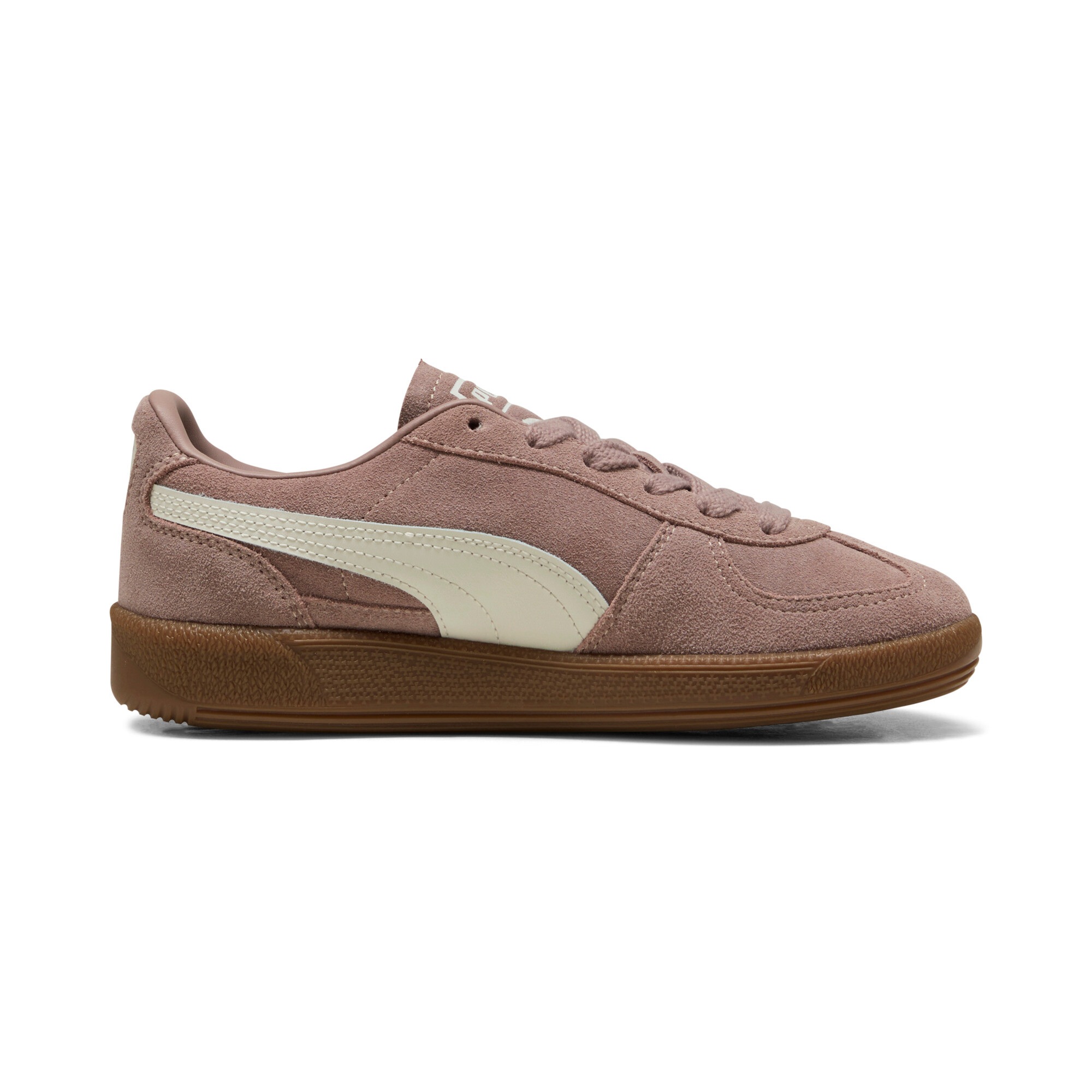 Sneaker PUMA "PALERMO JR", Jungen, Gr. 39, sandstone, vapor gray, Leder, unifarben, Schuhe Sneaker, niedrige Schuhhöhe, mit Schnürung, nicht herausnehmbare Innensohle 2