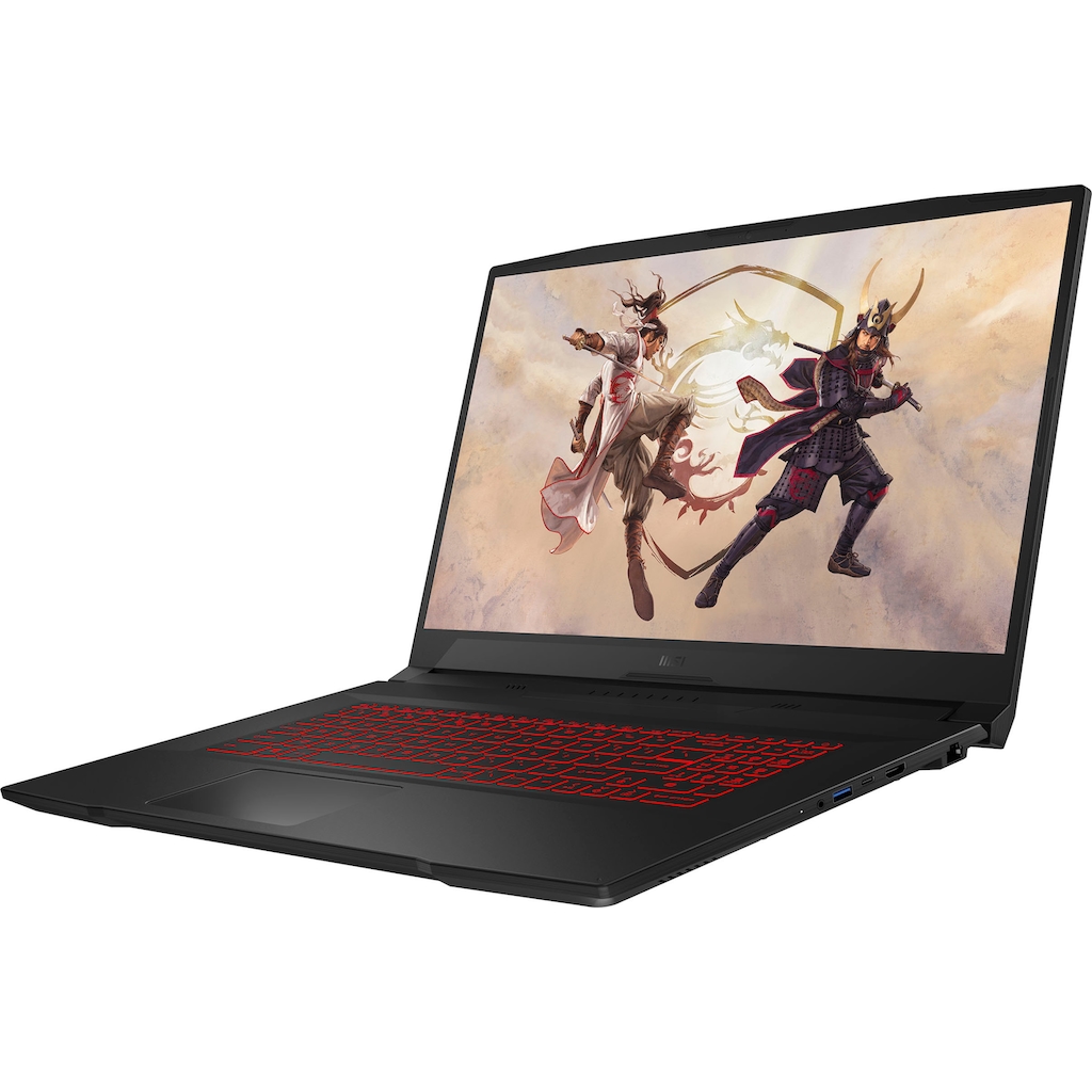 MSI Gaming-Notebook »Katana GF76 11UE-413«, 43,9 cm, / 17,3 Zoll, Intel, Core i7, GeForce RTX 3060, 512 GB SSD