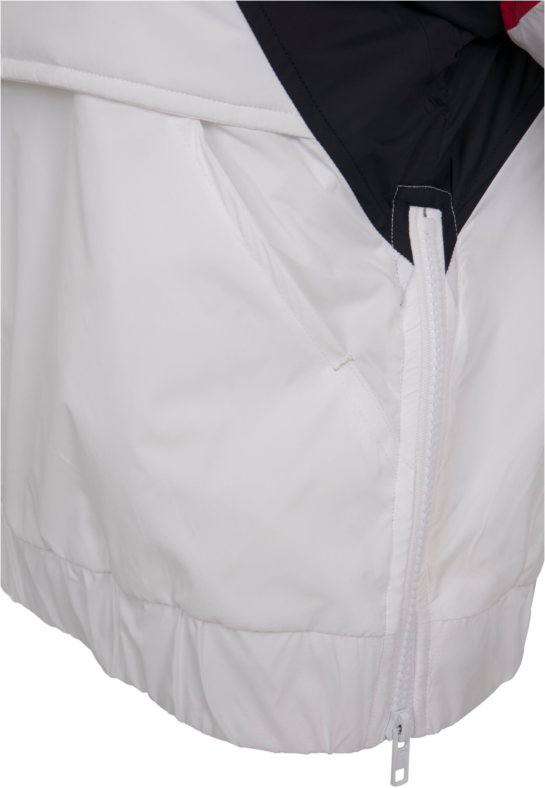 URBAN CLASSICS Allwetterjacke »Urban Classics Damen Ladies 3-Tone Padded Pull Over Jacket«, (1 St.), mit Kapuze