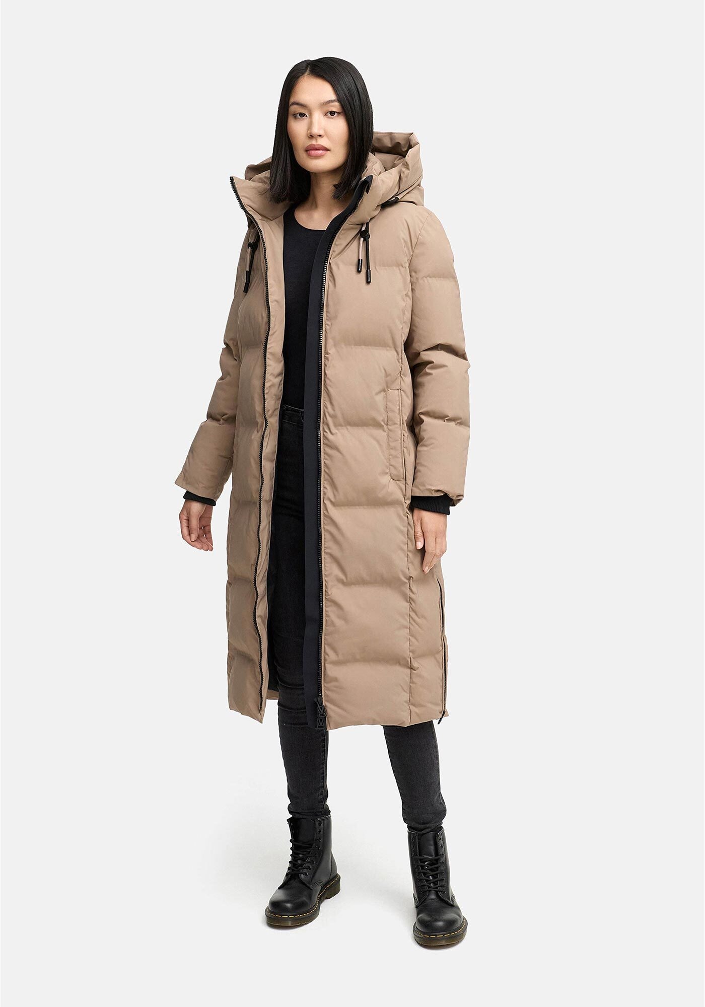 Marikoo Winterjacke "Tikoraa", mit geschweißten Nähten und luxuriöser Kapuz günstig online kaufen