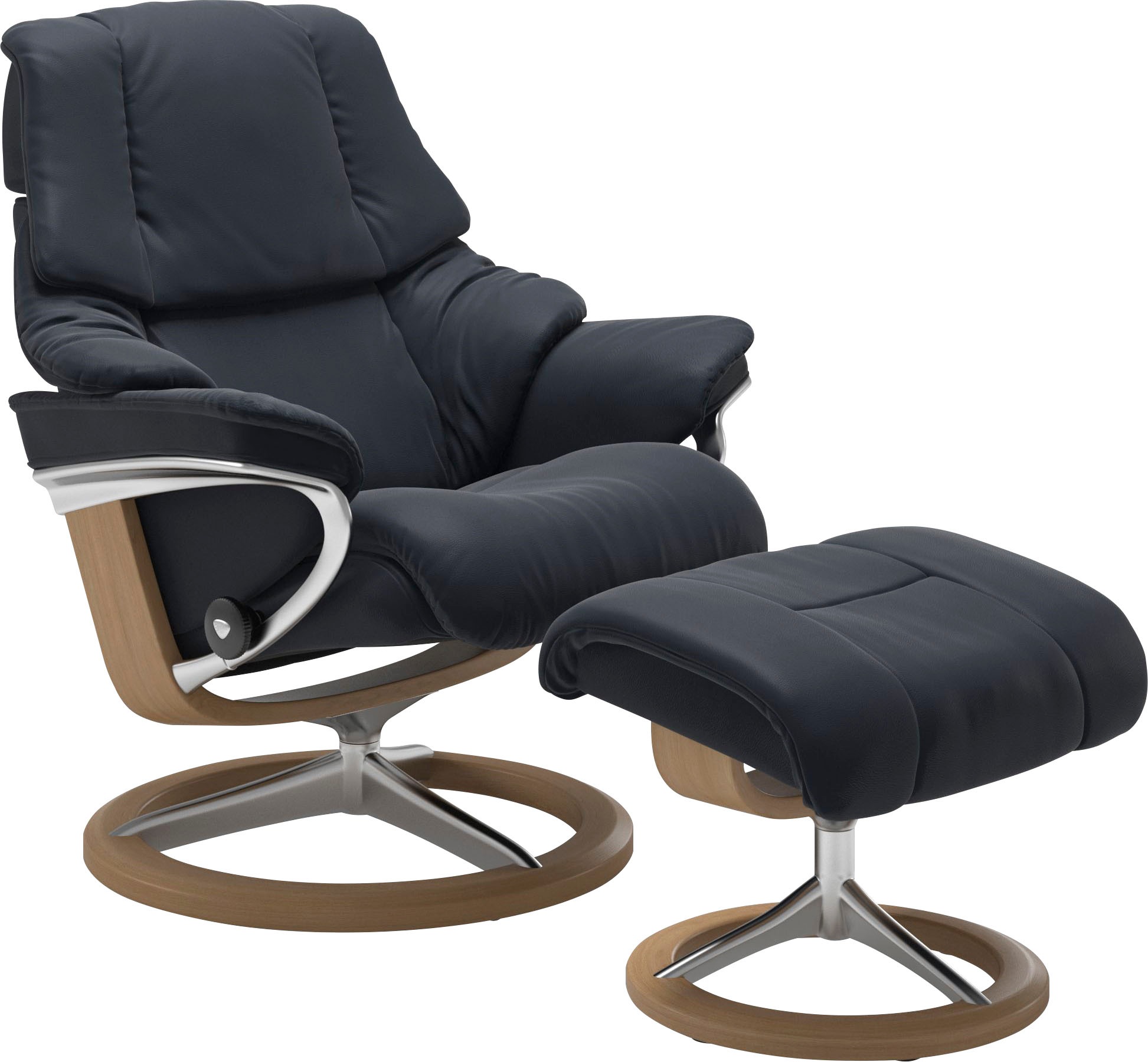 Stressless Fußhocker "Reno", mit Signature Base, Gestell Eiche