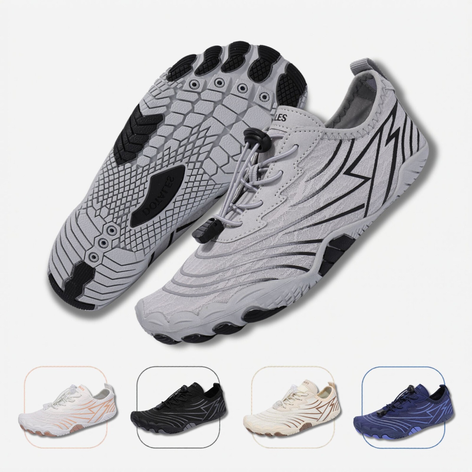 DOTALES Barfußschuh "Flowstep Barfußschuhe Damen & Herren, Flowstep Barfußschuhe" Das Original-Barfuß Sneaker, Minimalschuhe, Schnellverschluss