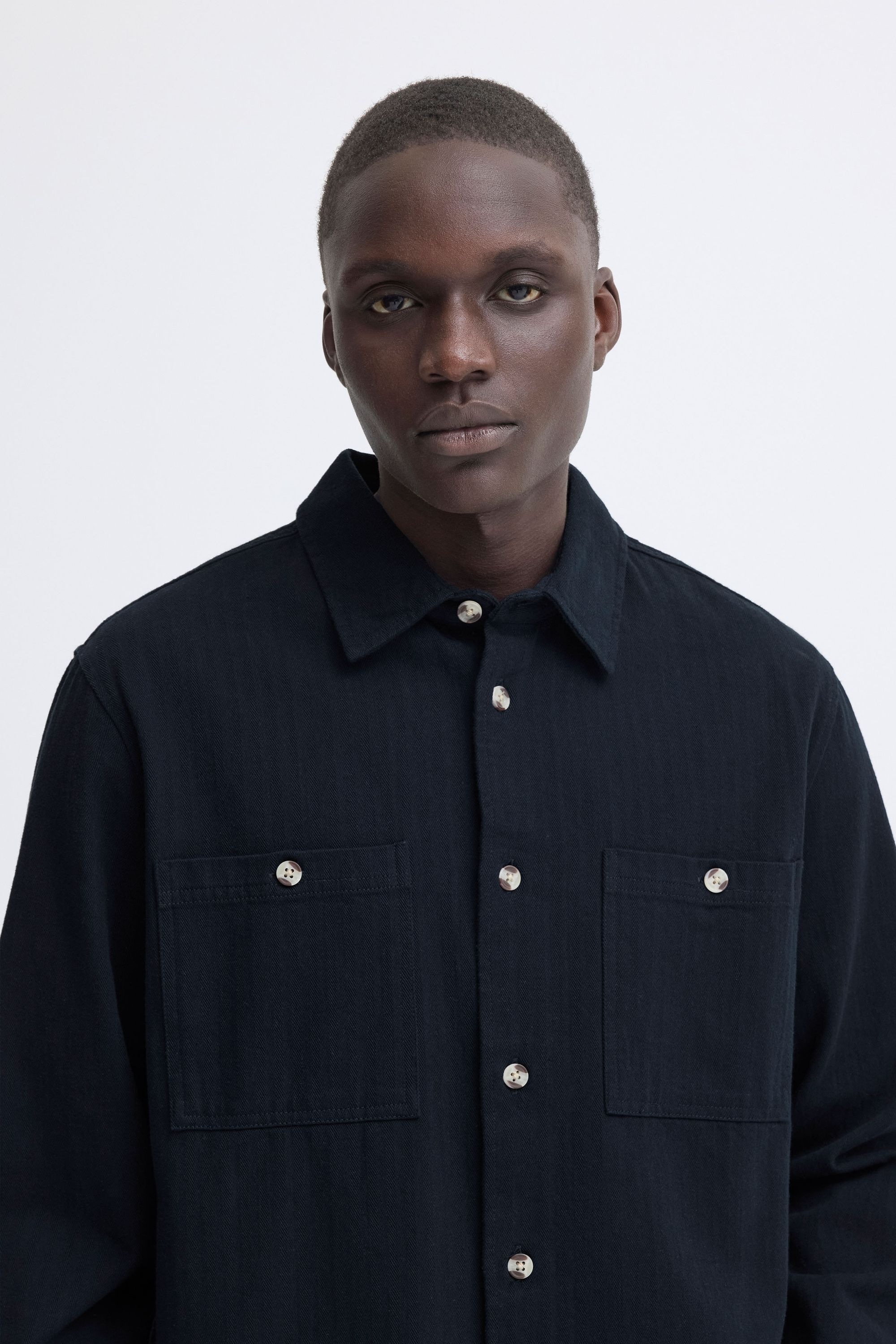 Blend Hemdjacke »BHDenny« ohne Kapuze Basic Overshirt mit Brusttaschen