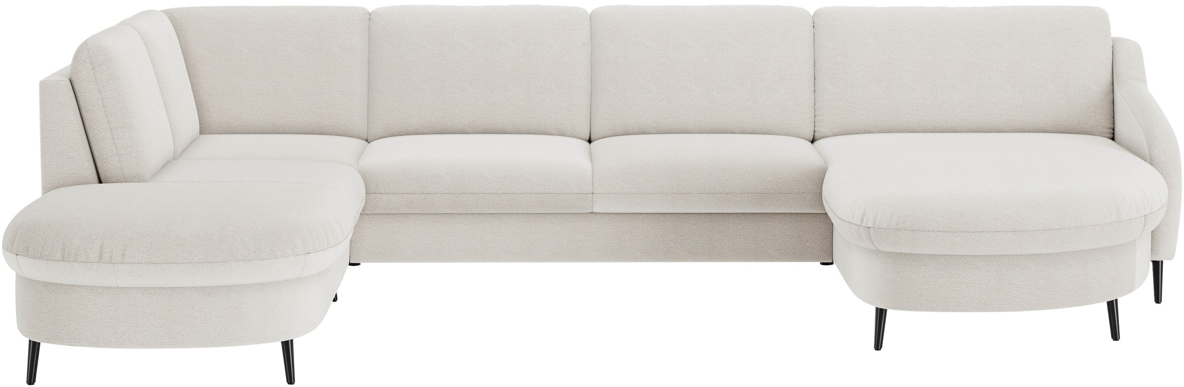 sit&more "Soul U-Form" wahlweise mit Bett und Bettkasten