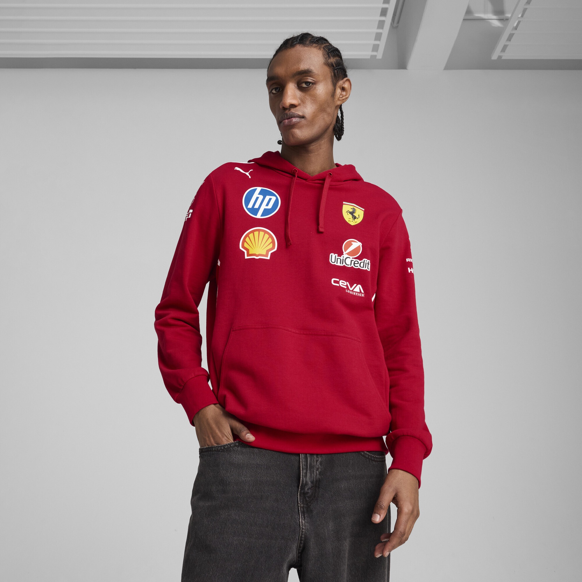 PUMA Hoodie "Scuderia Ferrari HP 2025 Fahrer Hoodie Herren" günstig online kaufen