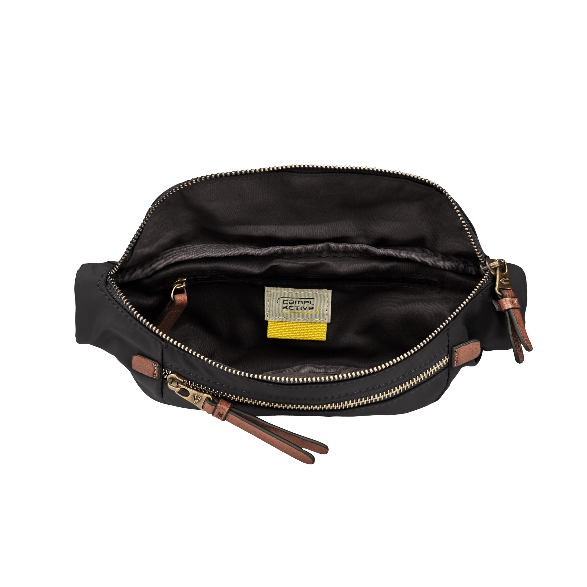 camel active Bauchtasche »Bari«, aus hochwertigem matten Nylon mit gestreiftem Gewebeband