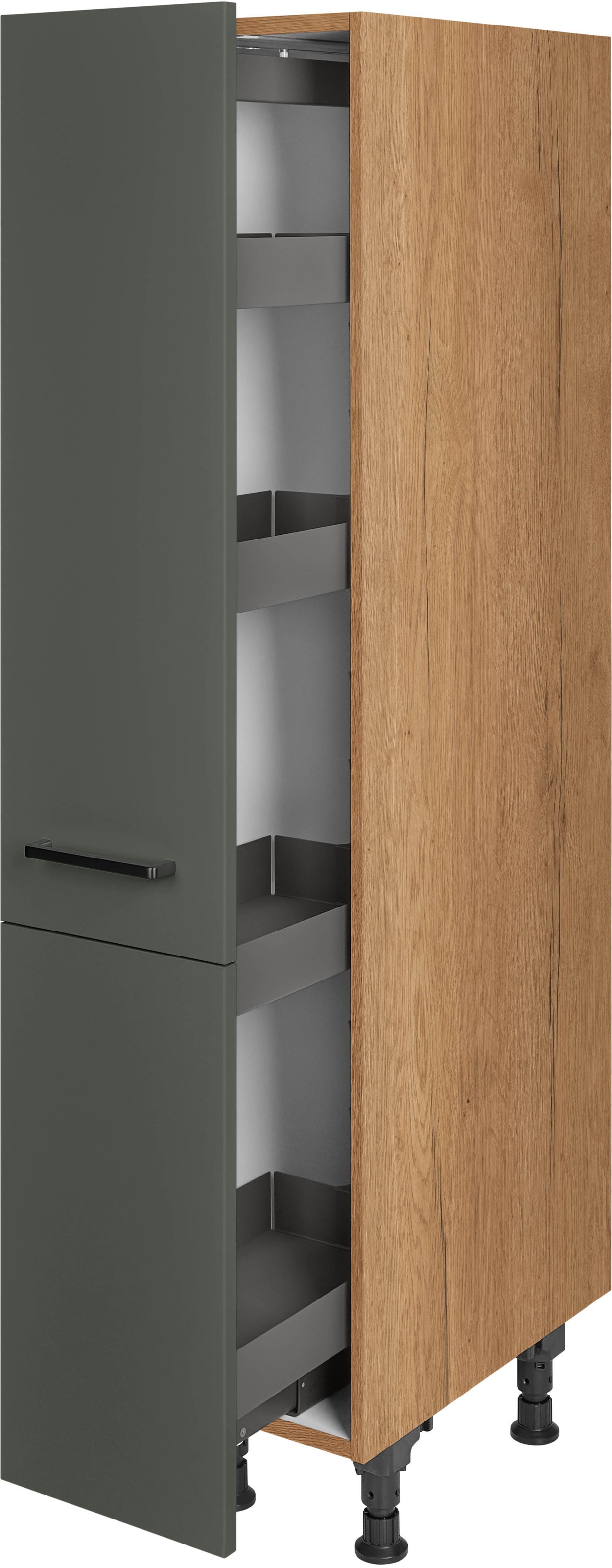 nobilia® Apothekerschrank »"Easytouch", mit 4 Einhängekörben, Breite 30 cm, Höhe 167,8 cm,«, vormontiert, Ein- und Auszugsdämpfung SoftStoppPro