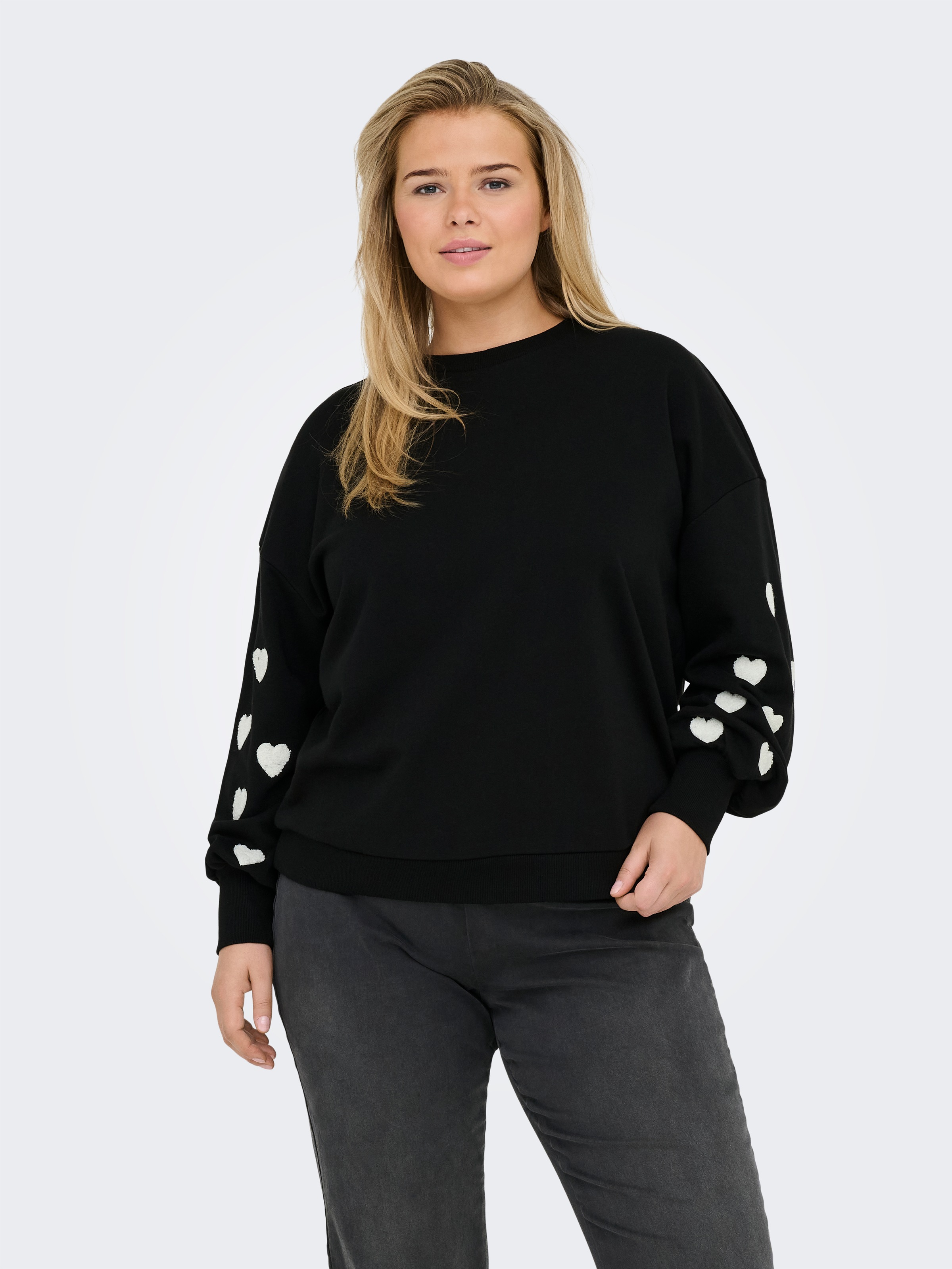 ONLY CARMAKOMA Sweatshirt "CARMACY L/S O-NECK CC SWT JRS" günstig online kaufen