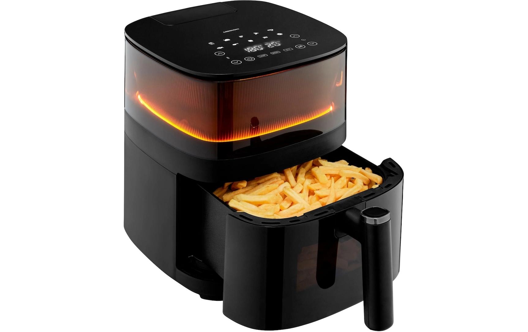 Medion® Heißluftfritteuse »MD 11780 5 l, Schwarz« 1500 W