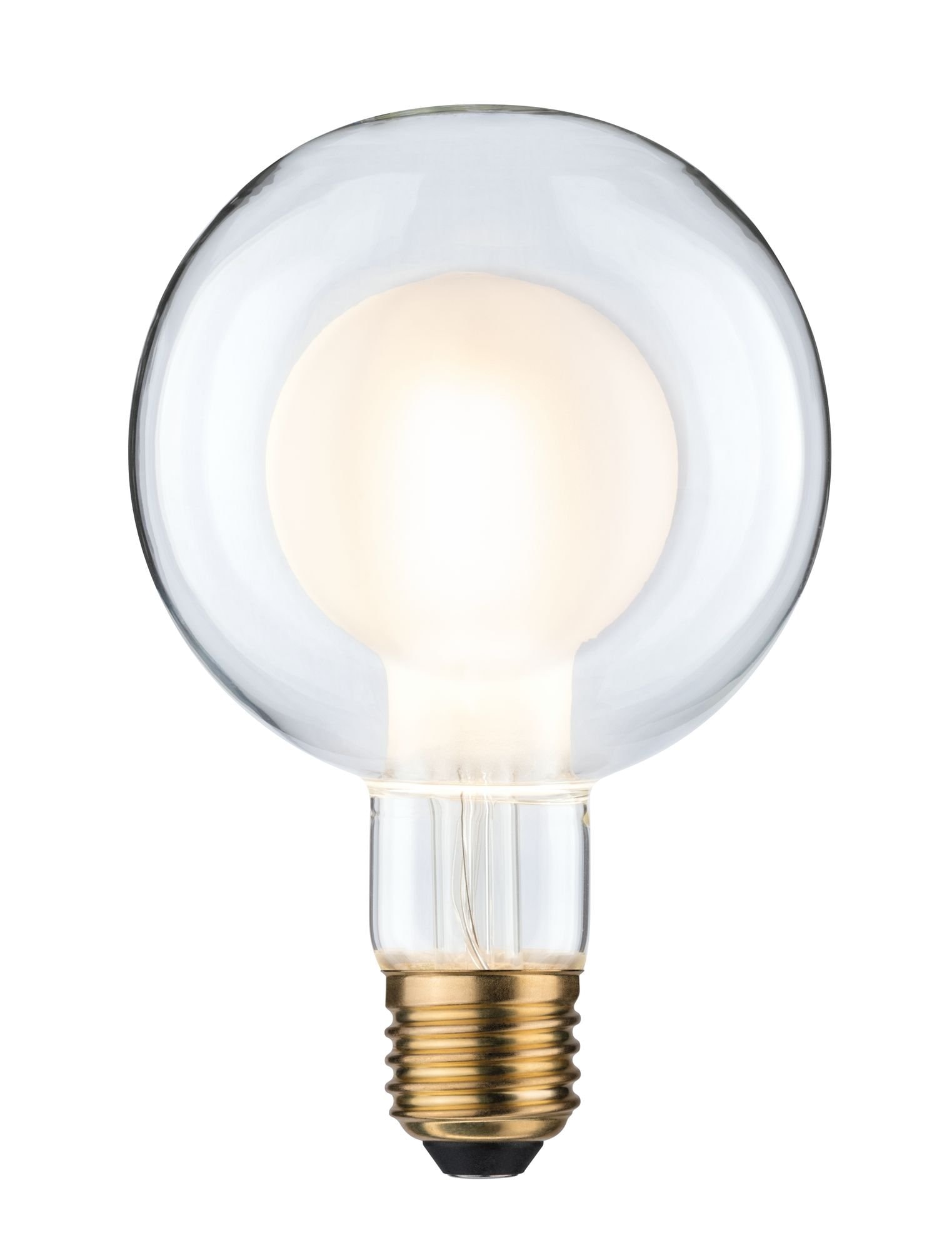 Paulmann LED-Leuchtmittel »G95 Inner Shape 450lm matt 4W 2700K 230V«, E27, 1 St., Warmweiß