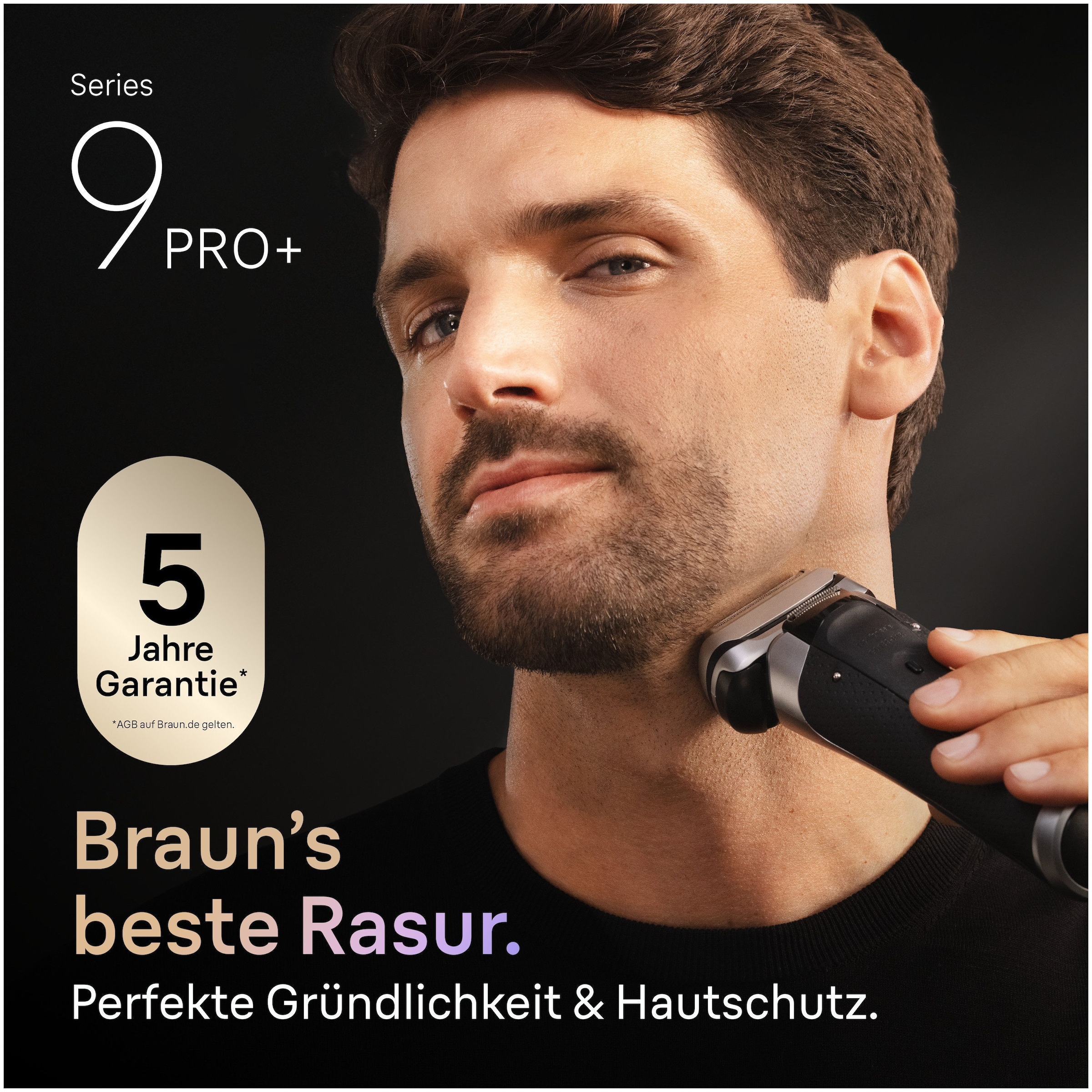 Braun Elektrorasierer »Series 9 9675cc«, Smart Care Center, integrierter Präzisionstrimmer, 5+1 ultradünne Präzisionsklingen, Ladeetui, 6-in-1 SmartCare Center