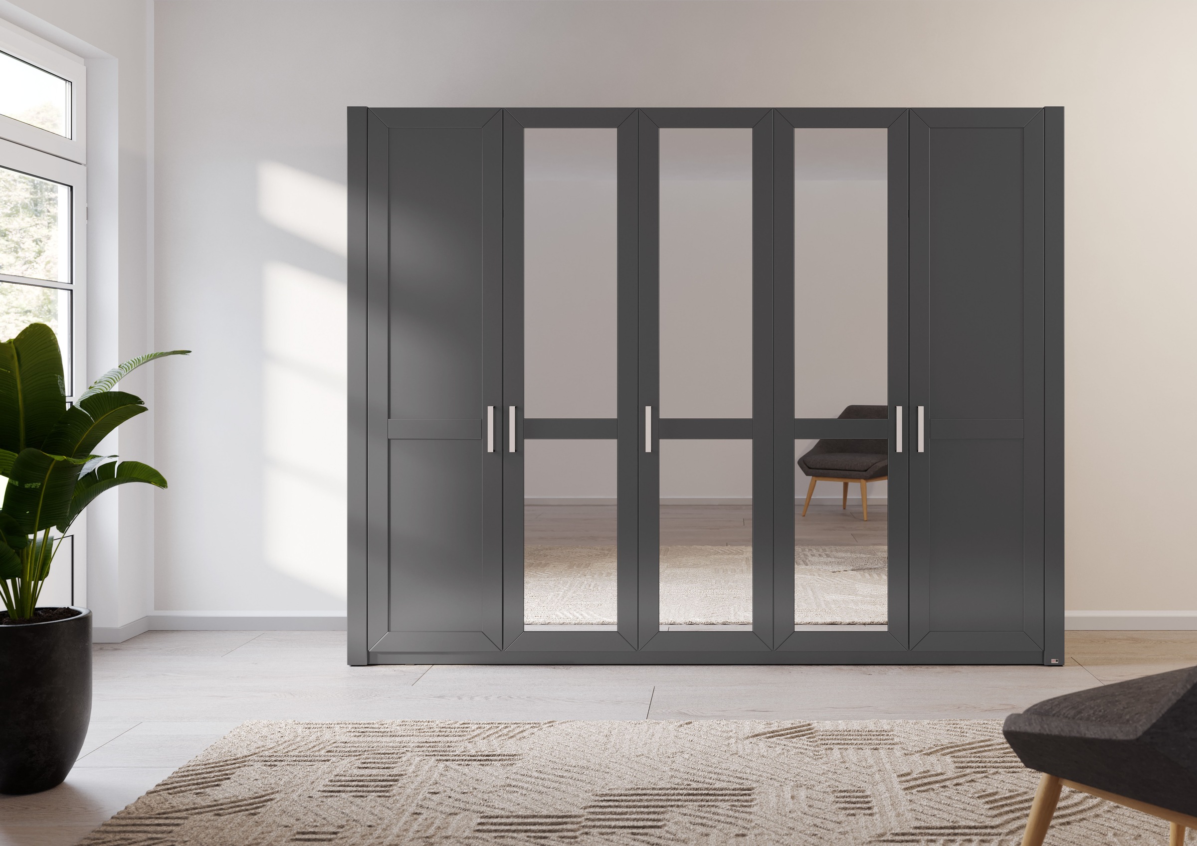 set one by Musterring Kleiderschrank "York Schlafen" 1 Stk. tlg. mit Holz- günstig online kaufen