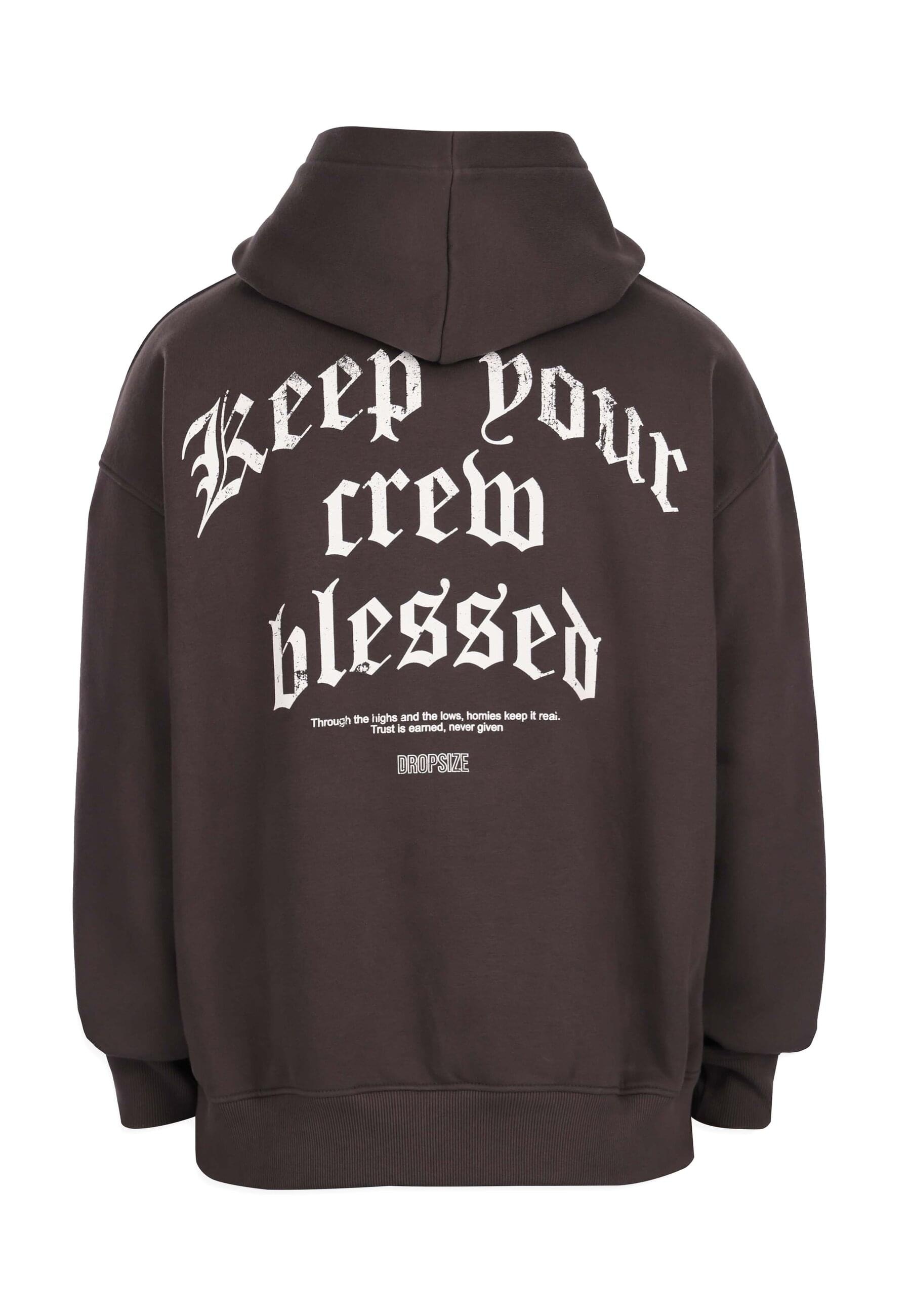 Dropsize Kapuzensweatshirt "Dropsize HEAVY OVERSIZE BLESS HOODIE", 1 Stk. günstig online kaufen
