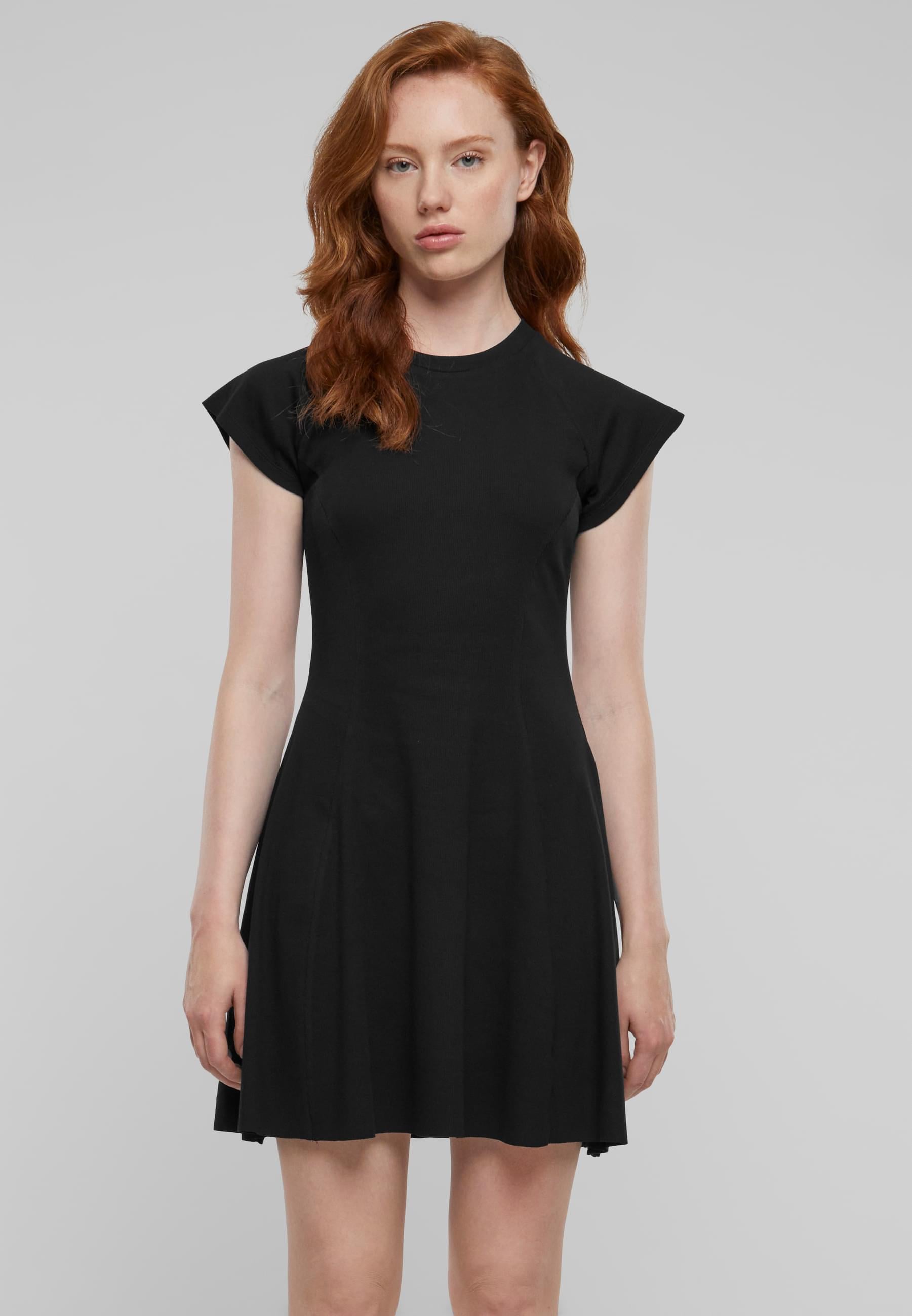 URBAN CLASSICS Shirtkleid »Urban Classics Damen Ladies Skater Rib Dress«, (1 tlg.)