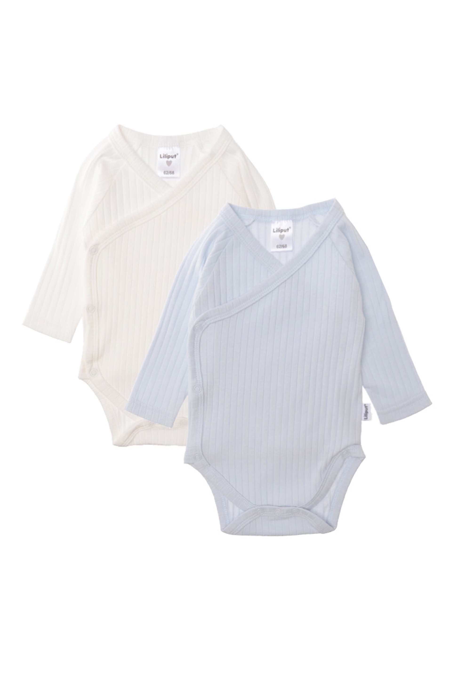 Liliput Wickelbody 2 Stk. aus weichem geripptem Material