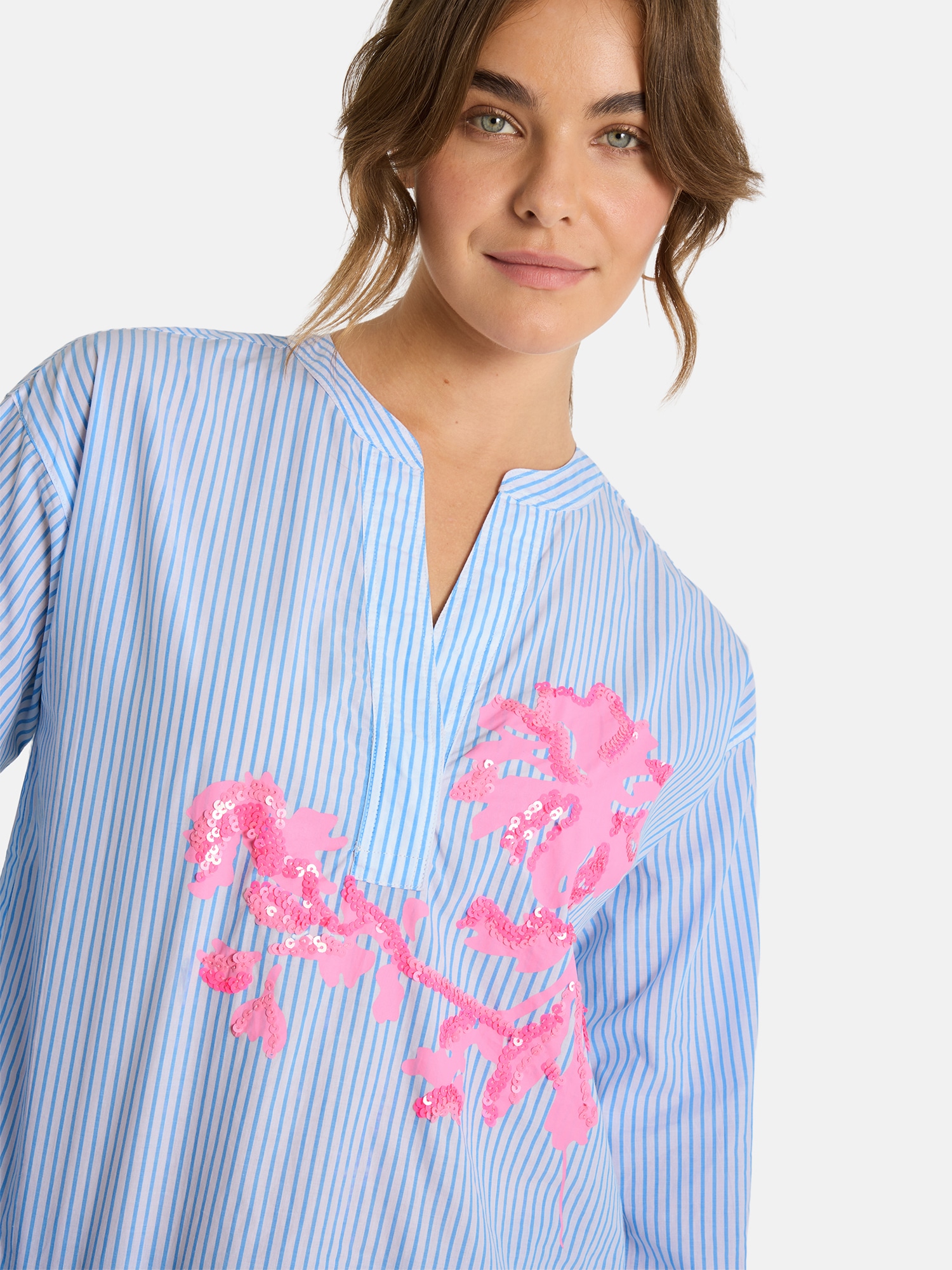 Lieblingsstück Schlupfbluse »EdanaL« mit Pailletten