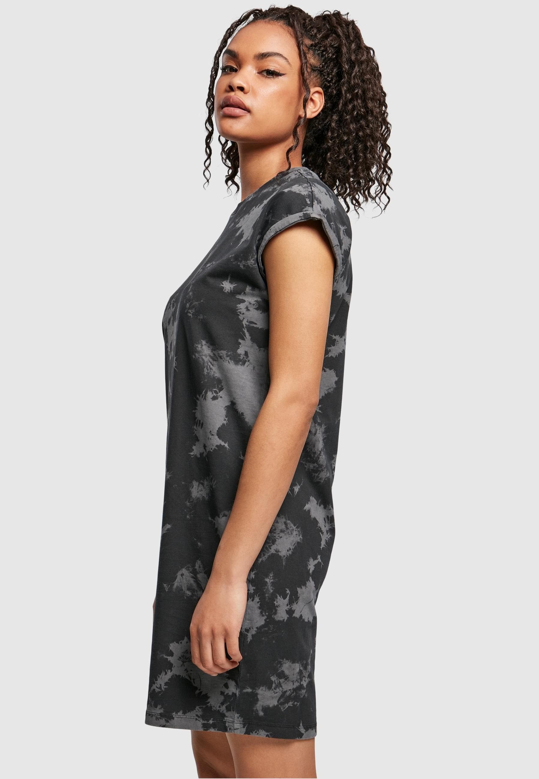 URBAN CLASSICS Shirtkleid »Urban Classics Damen Ladies Bleached Dress«, (1 tlg.)