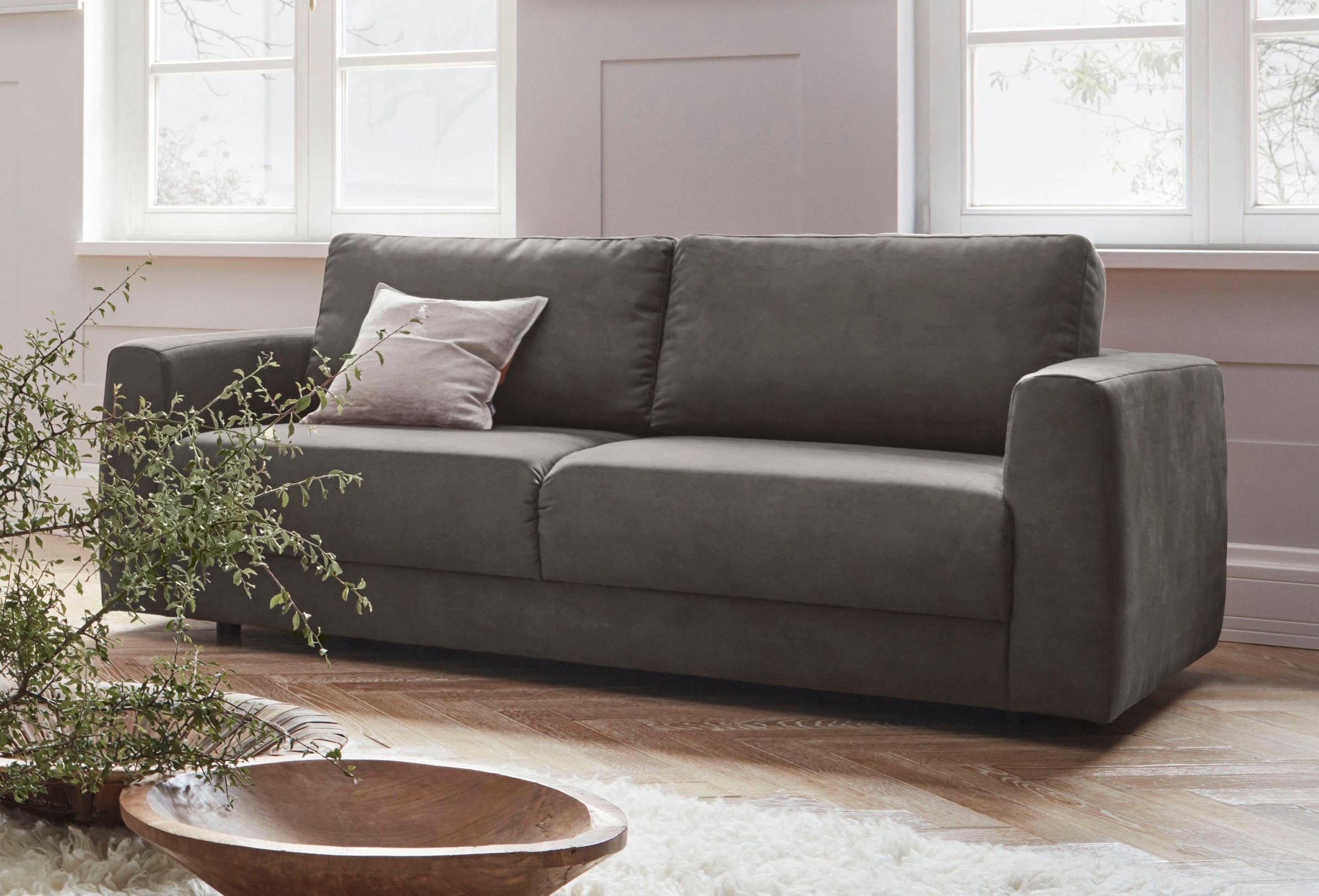 OTTO home 2-Sitzer "Hobro" in 3 Bezugsqualitäten in vielen Farben, Design b günstig online kaufen