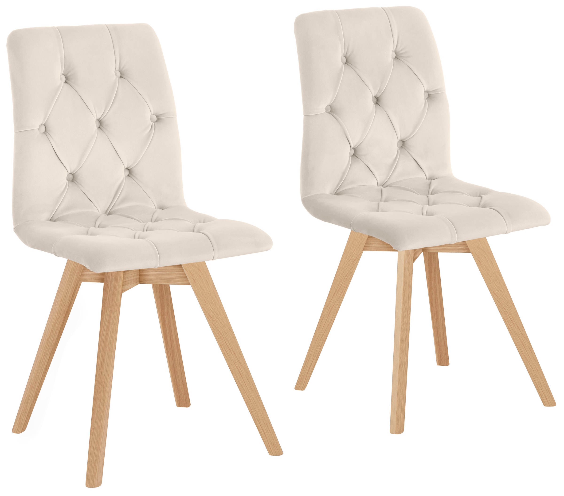 andas Esszimmerstuhl "Rania" (Set) 6 Stk. Samtoptik im 2er/4er/6er Set, Mas günstig online kaufen