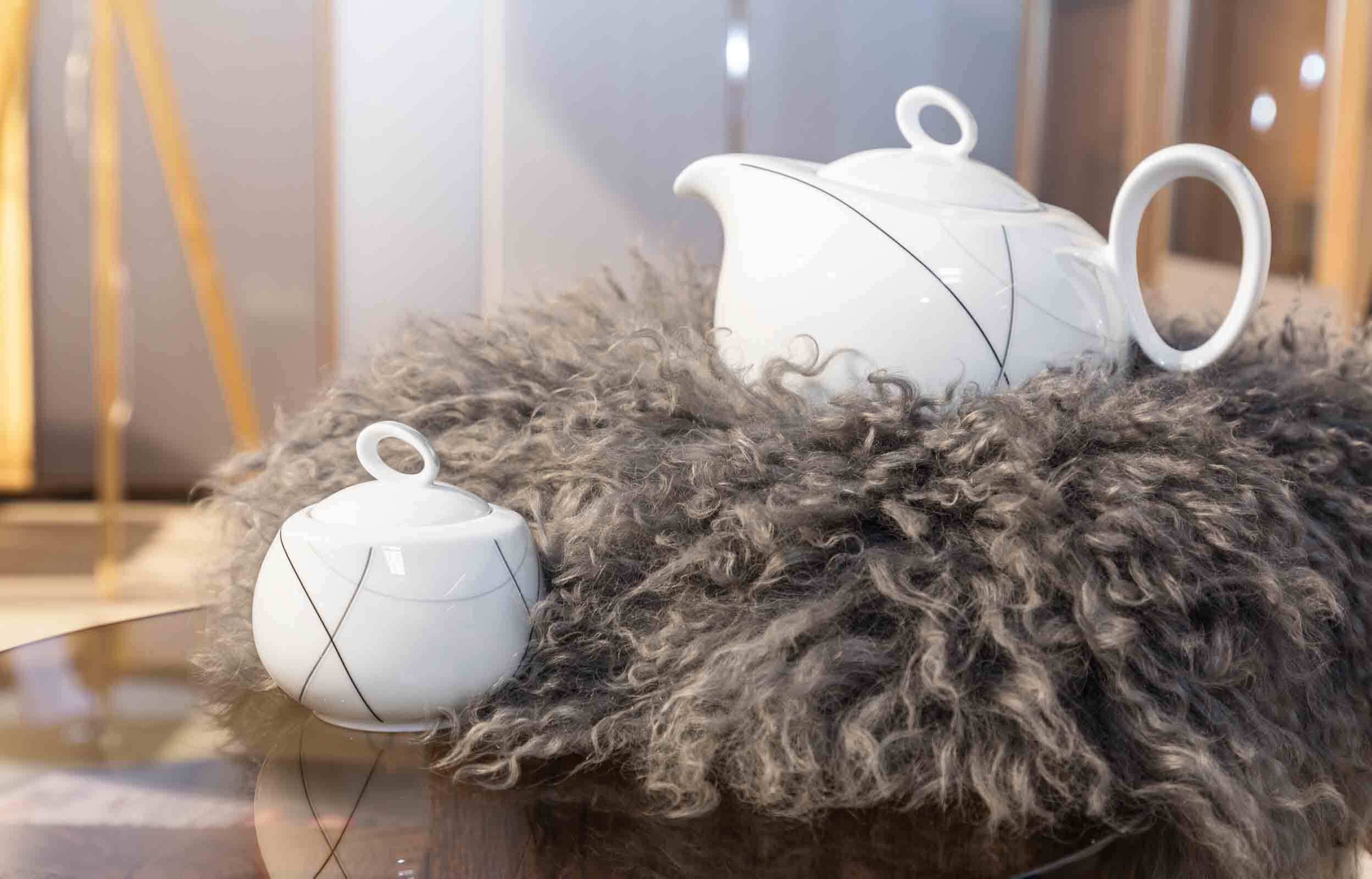 Seltmann Weiden Zuckerstreuer »Zuckerdose Trio Highline 0,24 l weiß-grau«