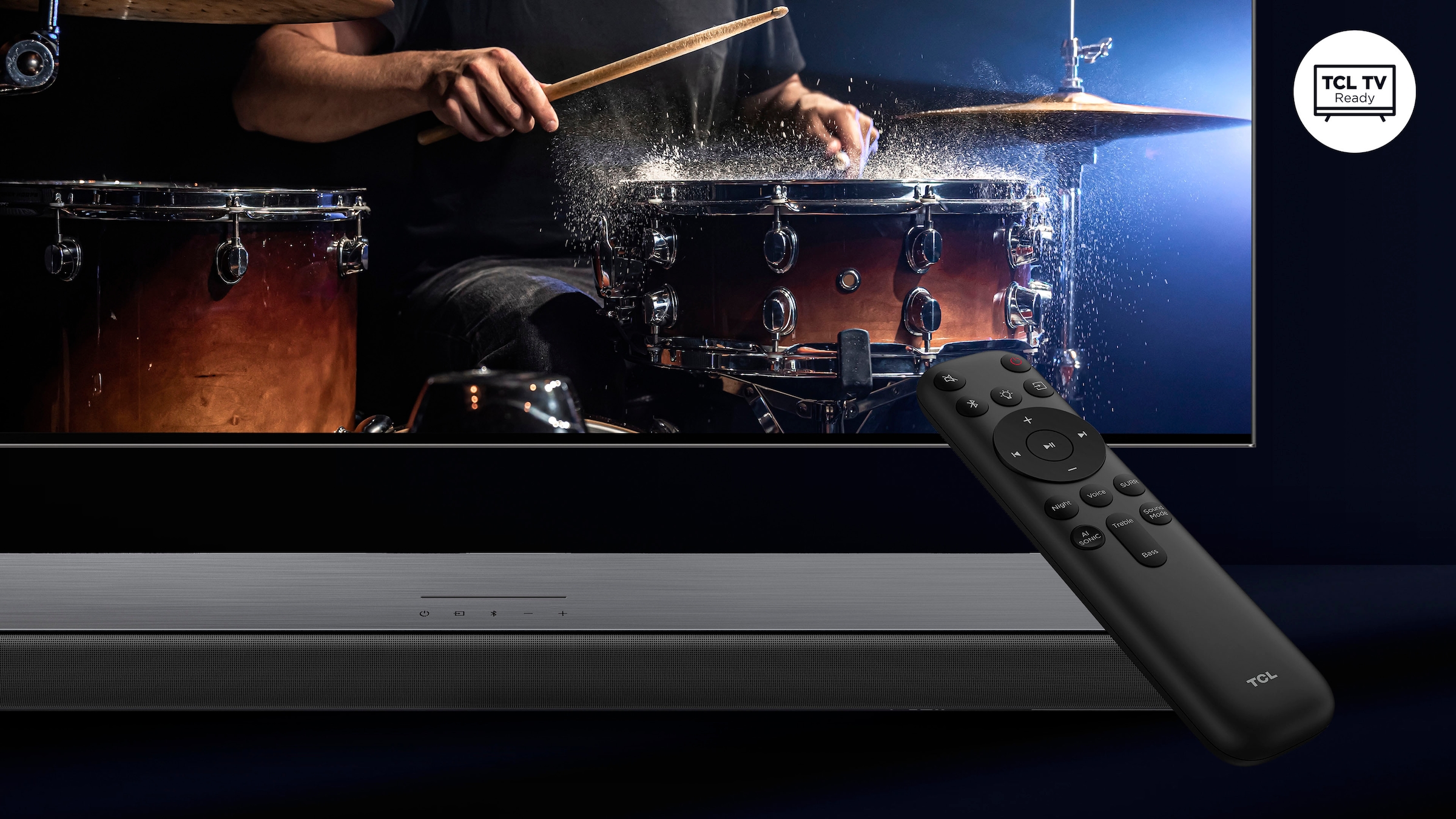 TCL Soundbar »S55H 2.1-Kanal All-in-One mit kabellosem Subwoofer«