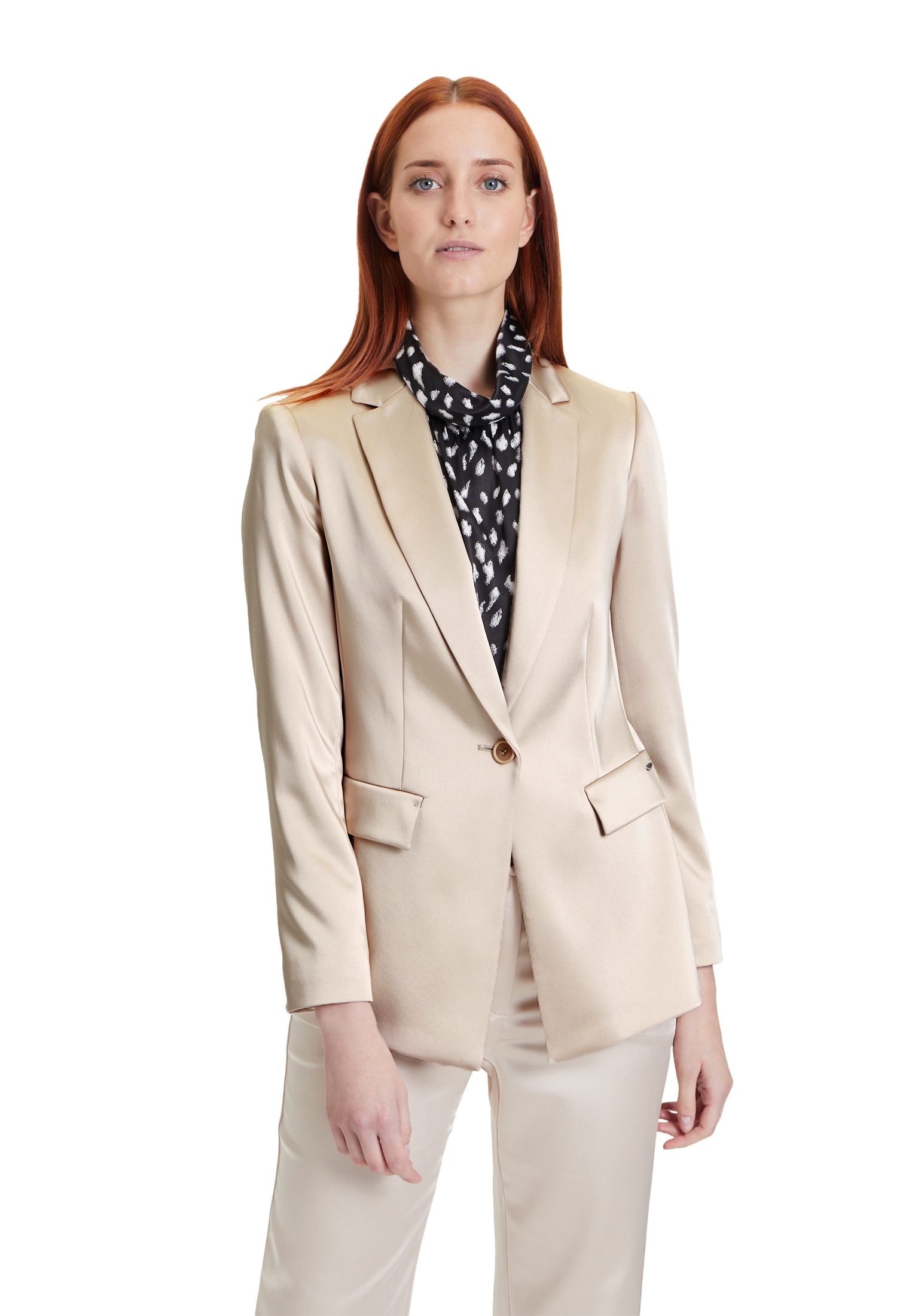 Betty&Co Longblazer "Betty & Co Businessblazer mit Taschen", Material