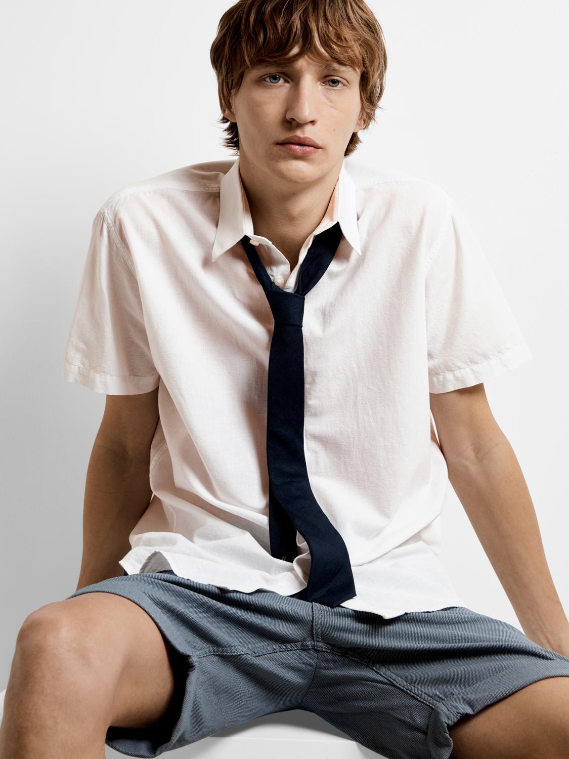 SELECTED HOMME Kurzarmhemd »SLHREG-SUN SHIRT SS NOOS«