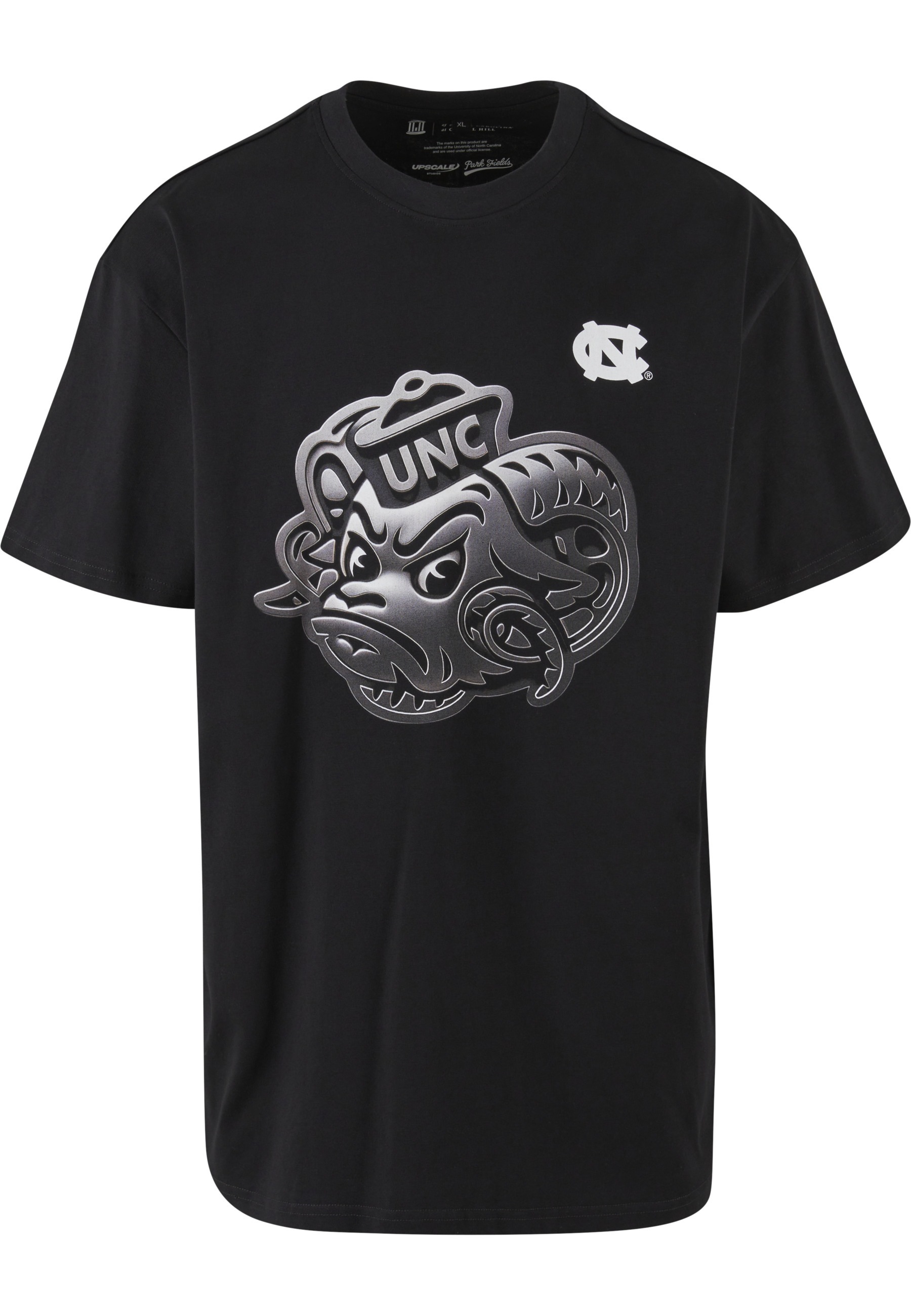 Upscale by Mister Tee T-Shirt "Upscale by Mister Tee North Carolina Chrome Logo Oversize Tee" 1 Stk.
