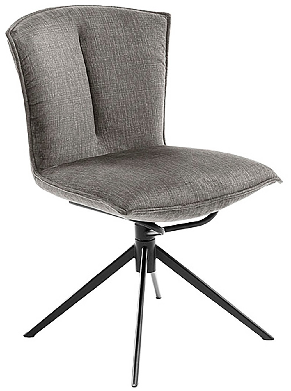 MCA furniture 4-Fußstuhl »NALON Esszimmerstuhl (2er Set) - Stuhl«, (Set), 2 St., Veloursstoff, 360° drehbar, Schwingfunktion, Metall, Veloursoptik, belastbar 120 kg