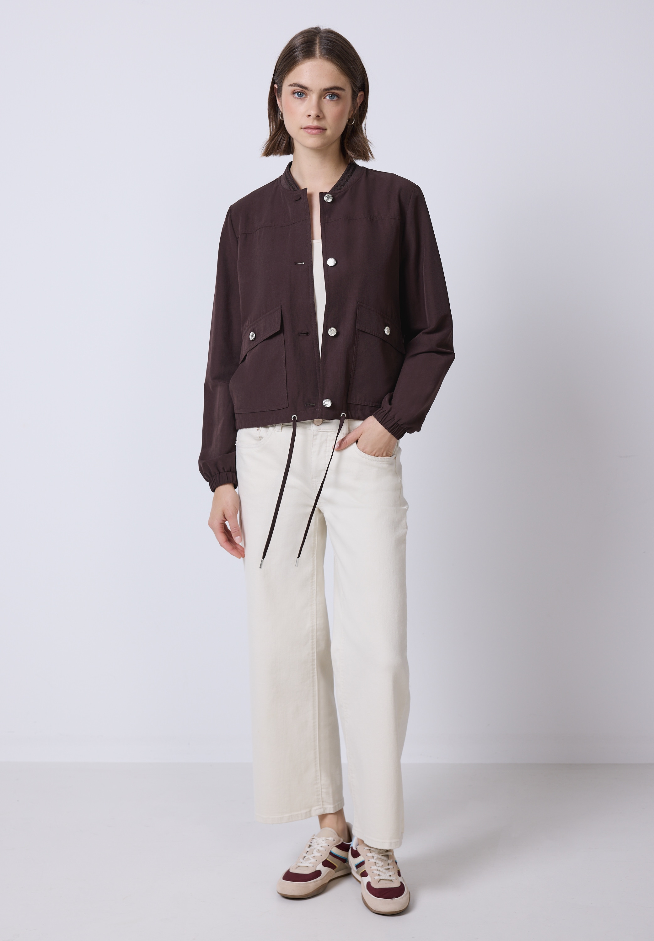 STREET ONE STUDIO Blouson, ohne Kapuze, mit Tunnelzugsaum